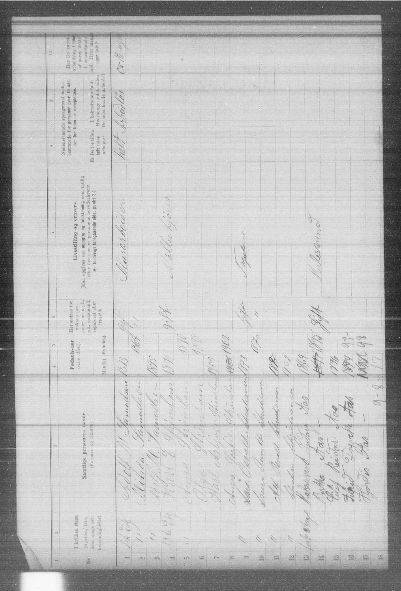 OBA, Municipal Census 1902 for Kristiania, 1902, p. 8638