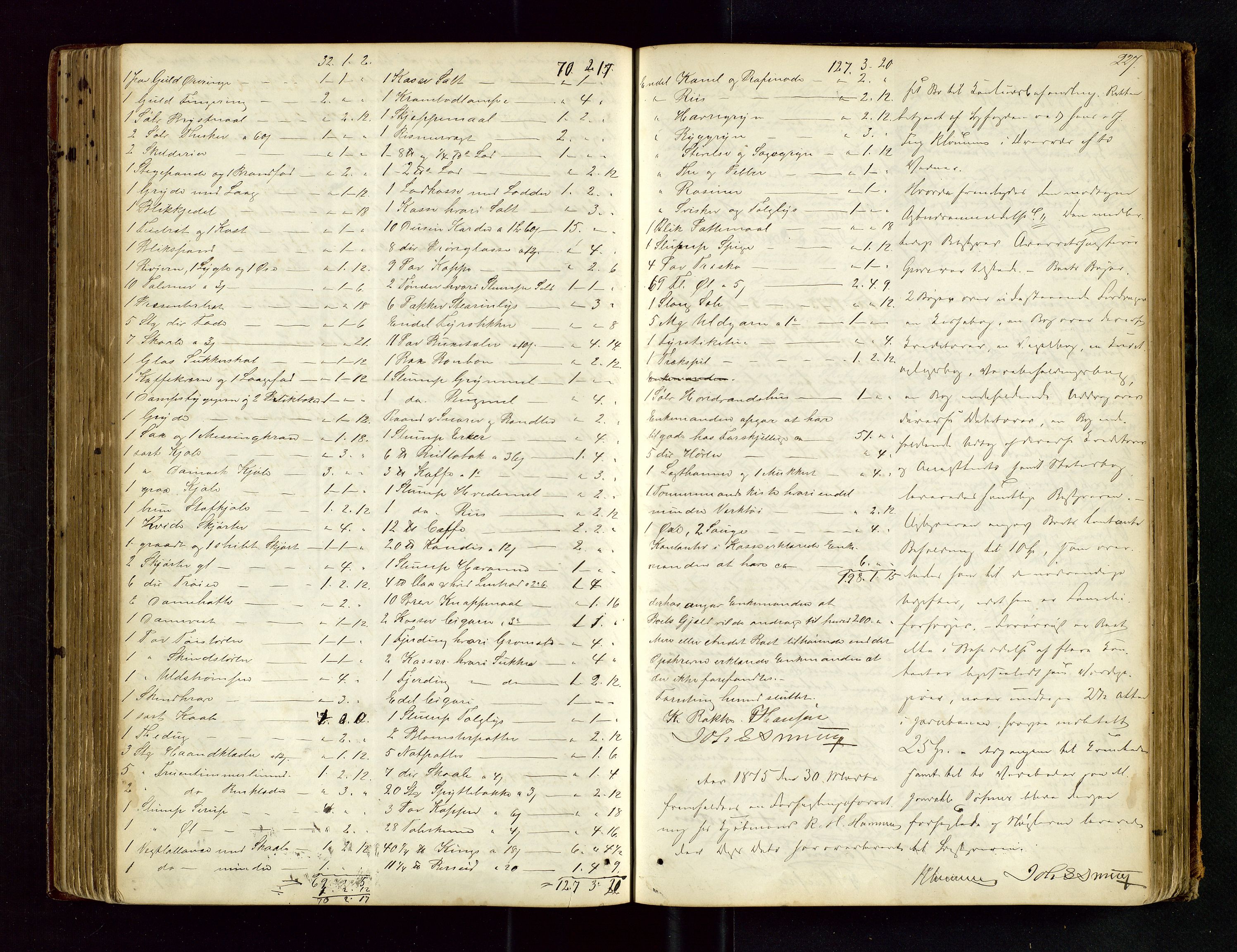 Stavanger byfogd, AV/SAST-A-101408/001/5/50/503BA/L0003: Registreringsprotokoll, 1864-1882, p. 227