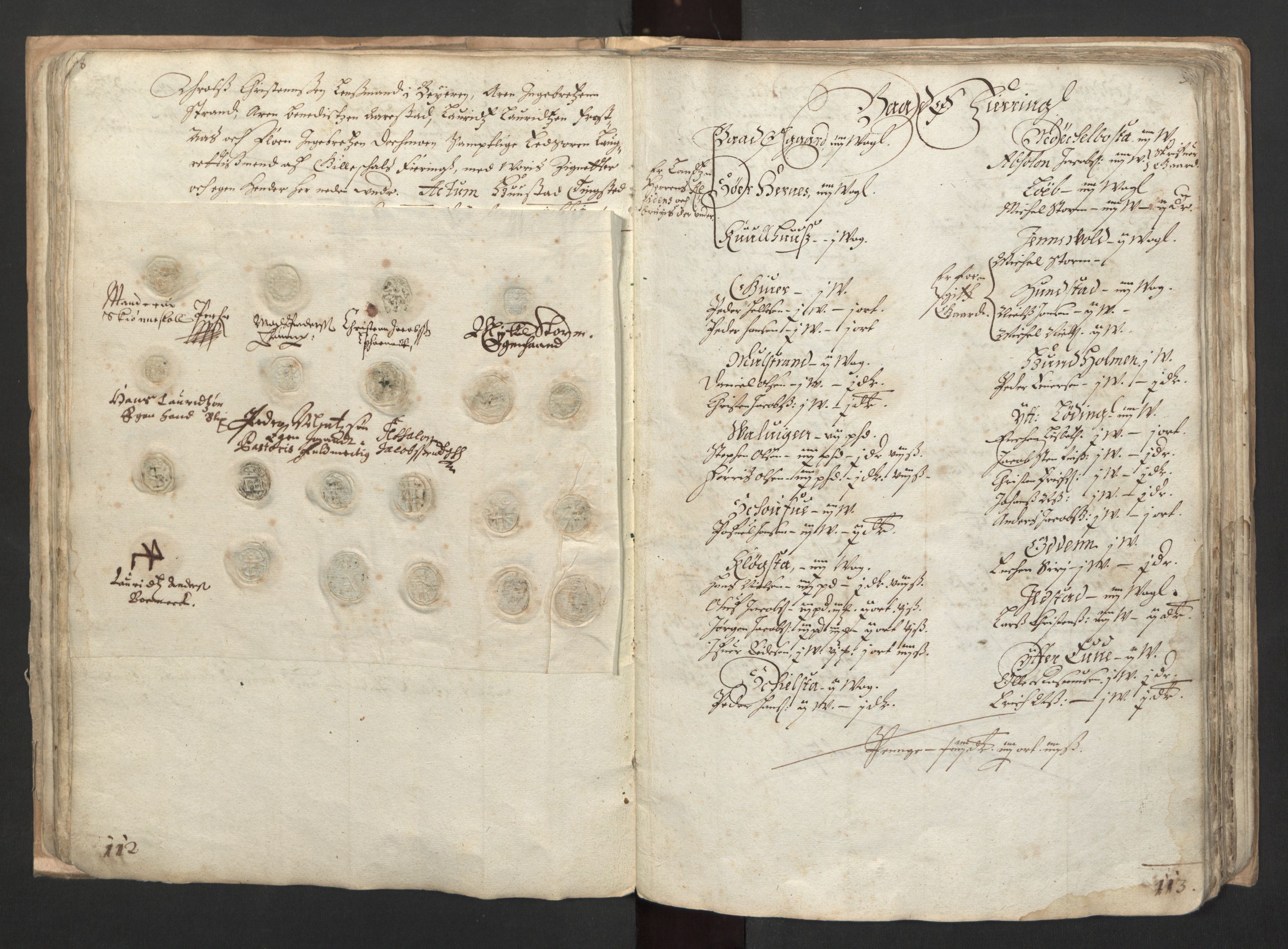 Rentekammeret inntil 1814, Realistisk ordnet avdeling, RA/EA-4070/L/L0030/0002: Nordland lagdømme: / Skattemanntall, 1662, p. 112-113