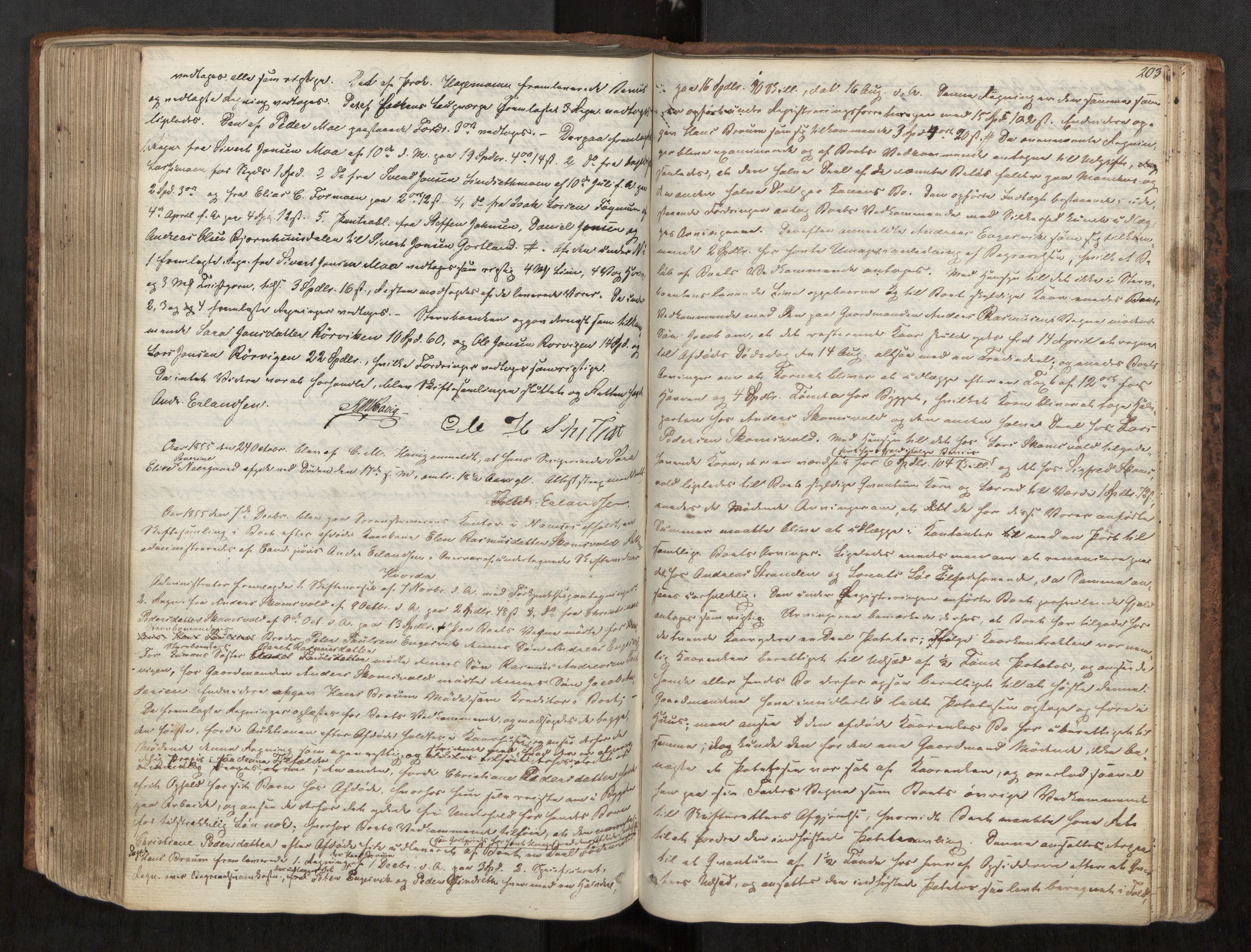 Namdal sorenskriveri, AV/SAT-A-4133/1/3/3B/L0002: Skiftebehandlingsprotokoll, 1837-1858, p. 203