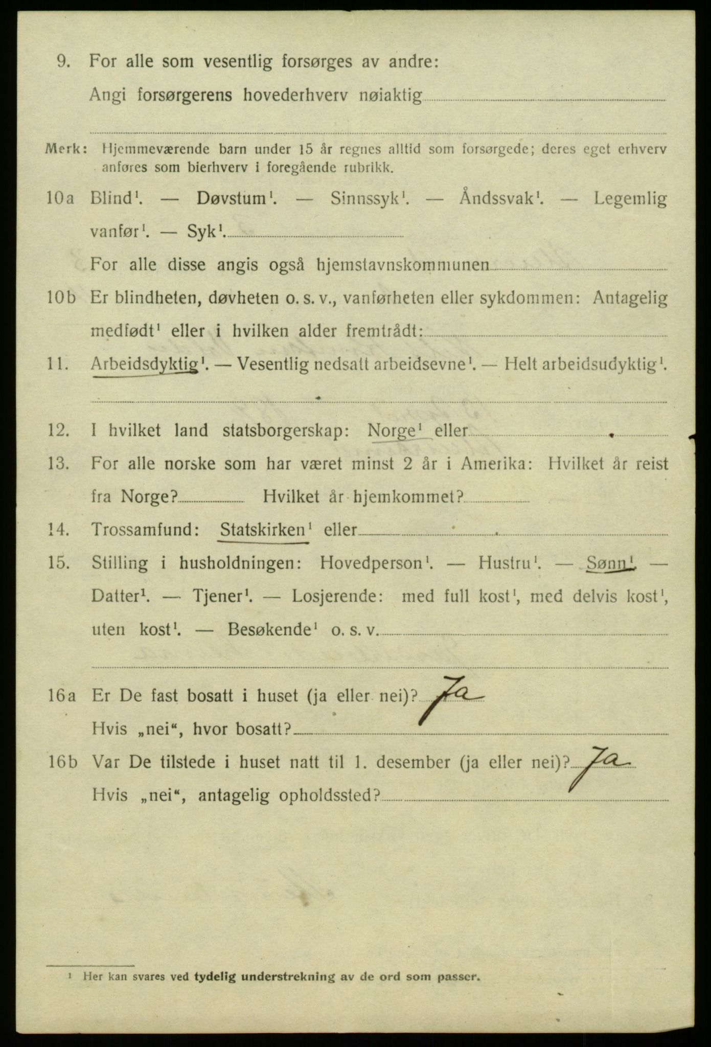 SAB, 1920 census for Alversund, 1920, p. 2021