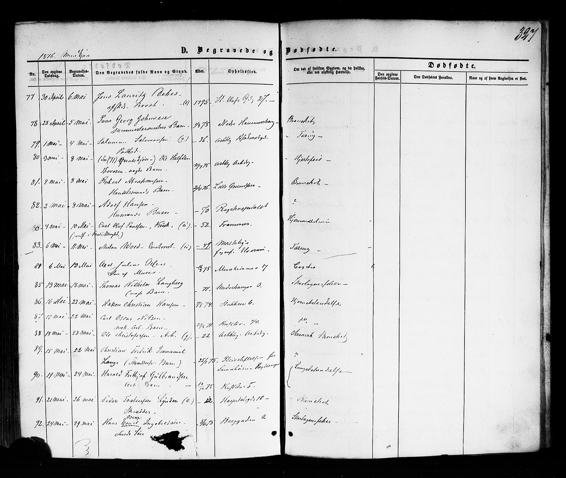 Trefoldighet prestekontor Kirkebøker, SAO/A-10882/F/Fd/L0001: Parish register (official) no. IV 1, 1858-1877, p. 327