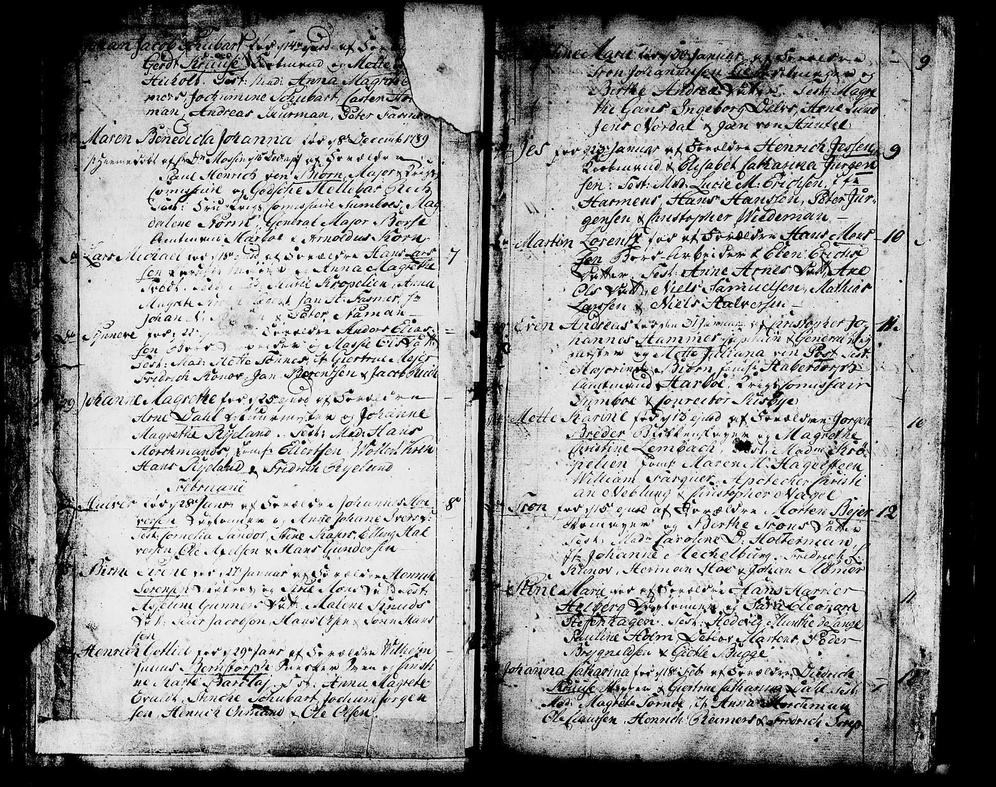Domkirken sokneprestembete, SAB/A-74801/H/Haa/L0004: Parish register (official) no. A 4, 1763-1820, p. 2-3