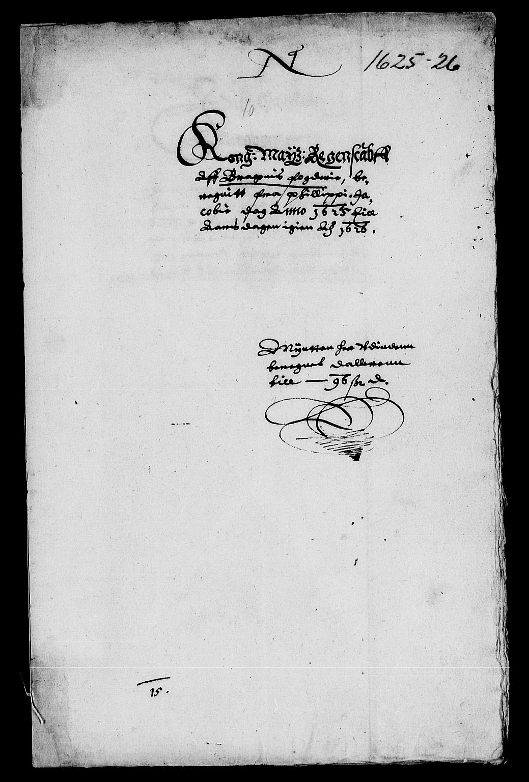 Rentekammeret inntil 1814, Reviderte regnskaper, Lensregnskaper, AV/RA-EA-5023/R/Rb/Rba/L0072: Akershus len, 1624-1626