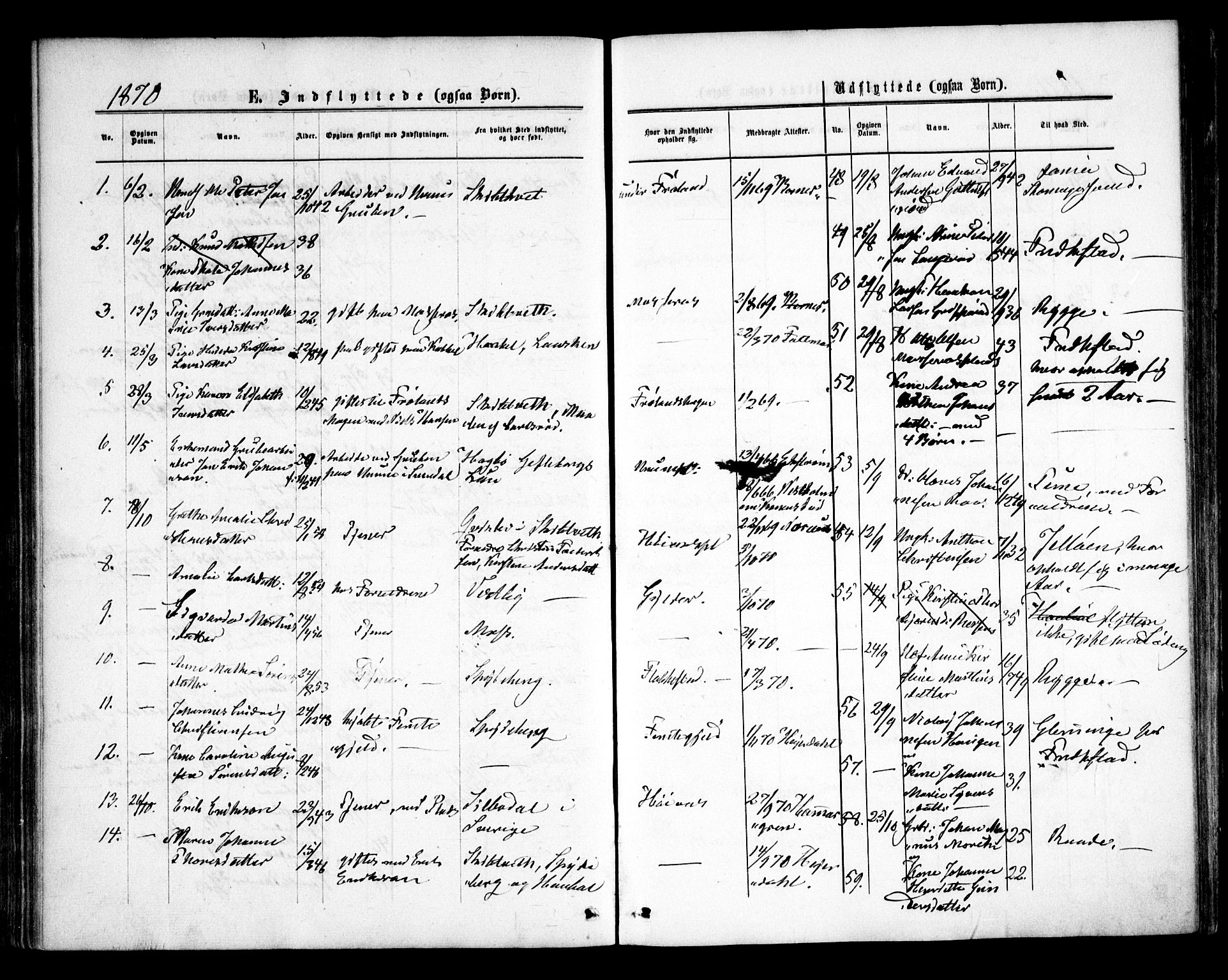 Våler prestekontor Kirkebøker, SAO/A-11083/F/Fa/L0008: Parish register (official) no. I 8, 1862-1876