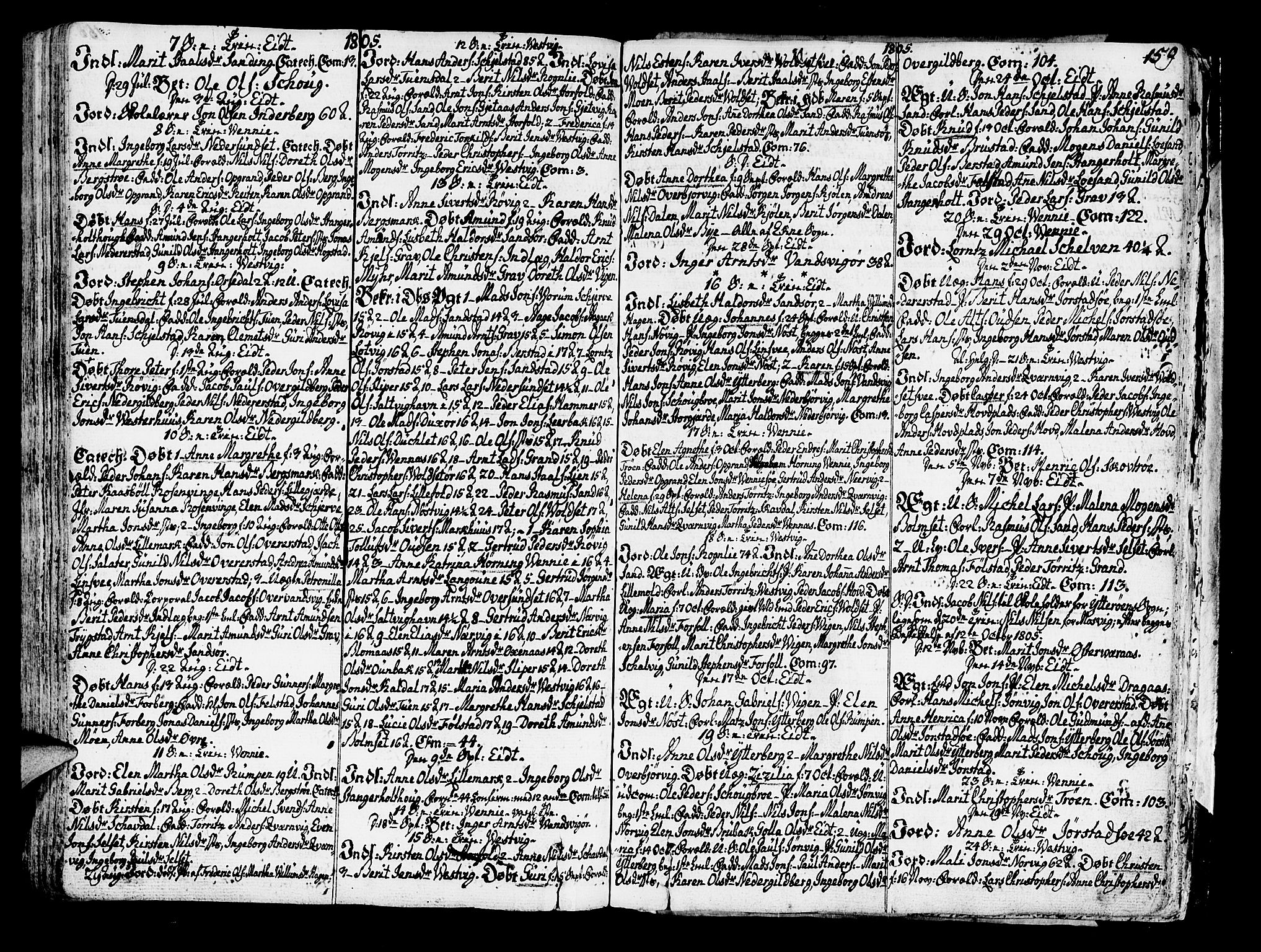 Ministerialprotokoller, klokkerbøker og fødselsregistre - Nord-Trøndelag, SAT/A-1458/722/L0216: Parish register (official) no. 722A03, 1756-1816, p. 159