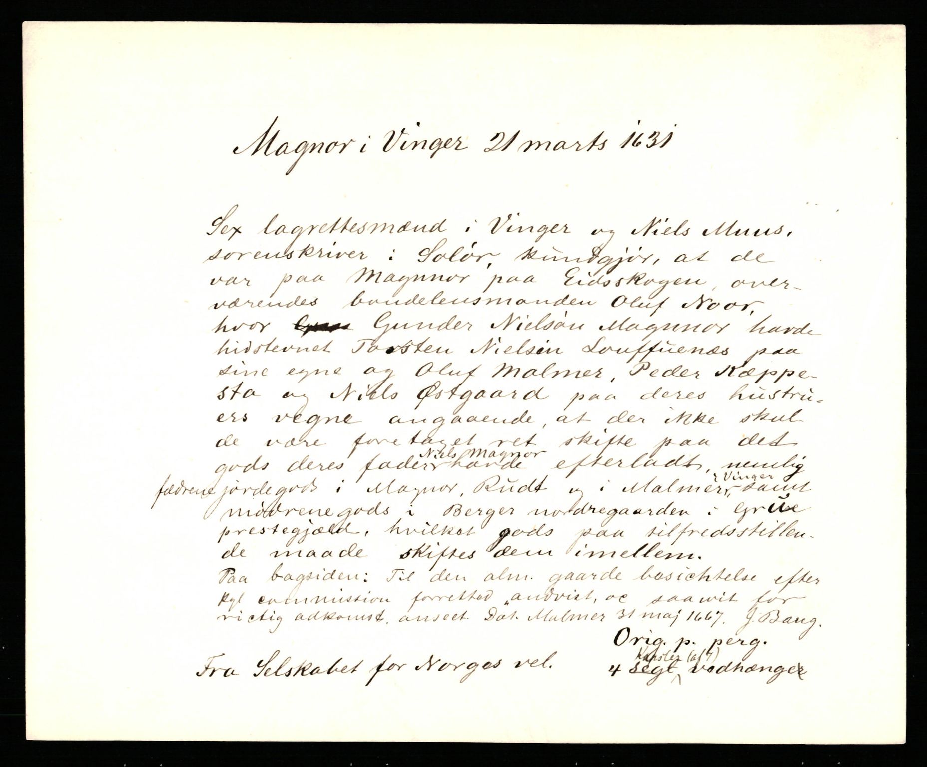 Riksarkivets diplomsamling, AV/RA-EA-5965/F35/F35b/L0007: Riksarkivets diplomer, seddelregister, 1625-1634, p. 363