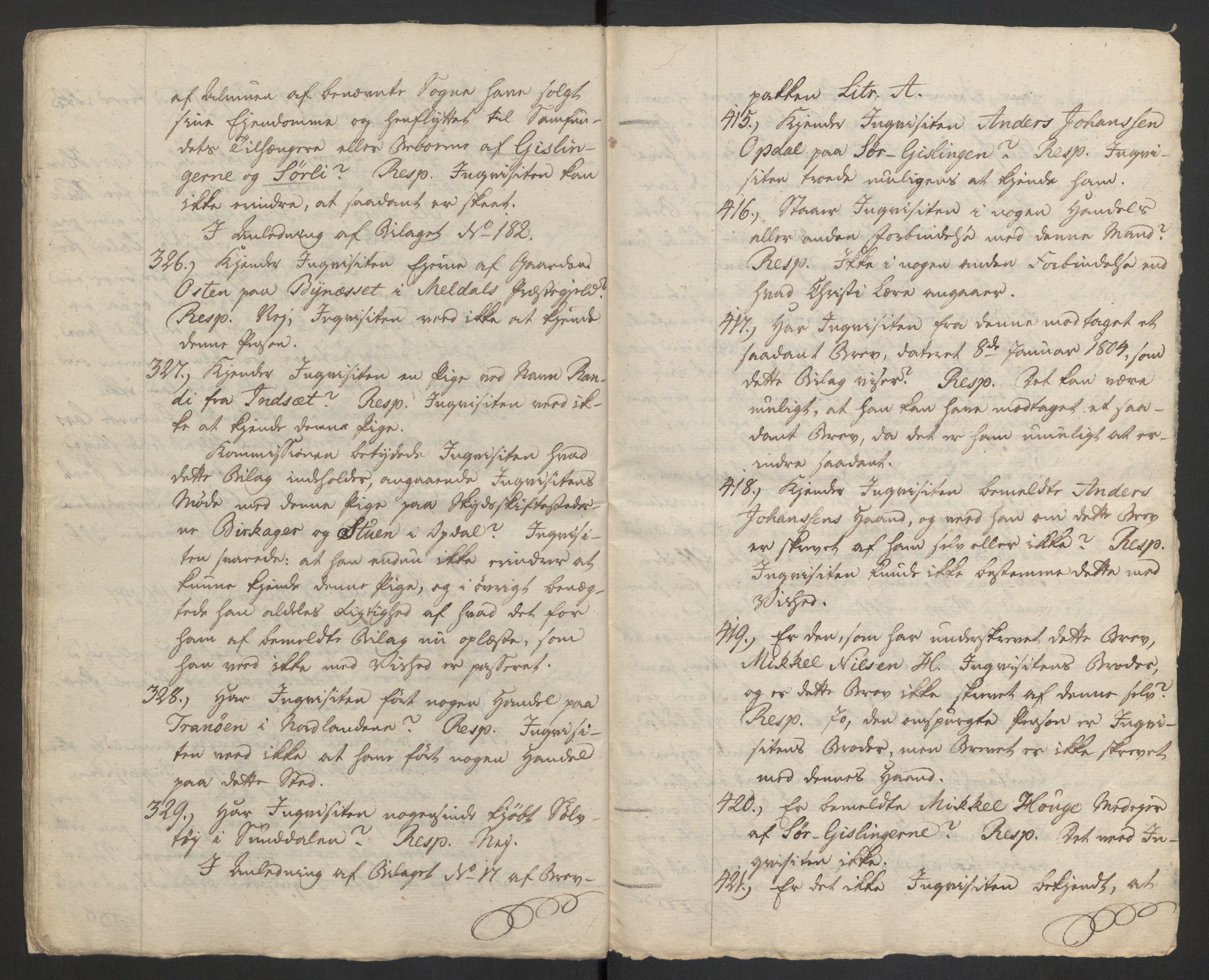 Justisdepartementet, Kommisjon i saken mot Hans Nielsen Hauge 1804, AV/RA-S-1151/D/L0005: Hans Nielsen Hauges sak, 1813, p. 137