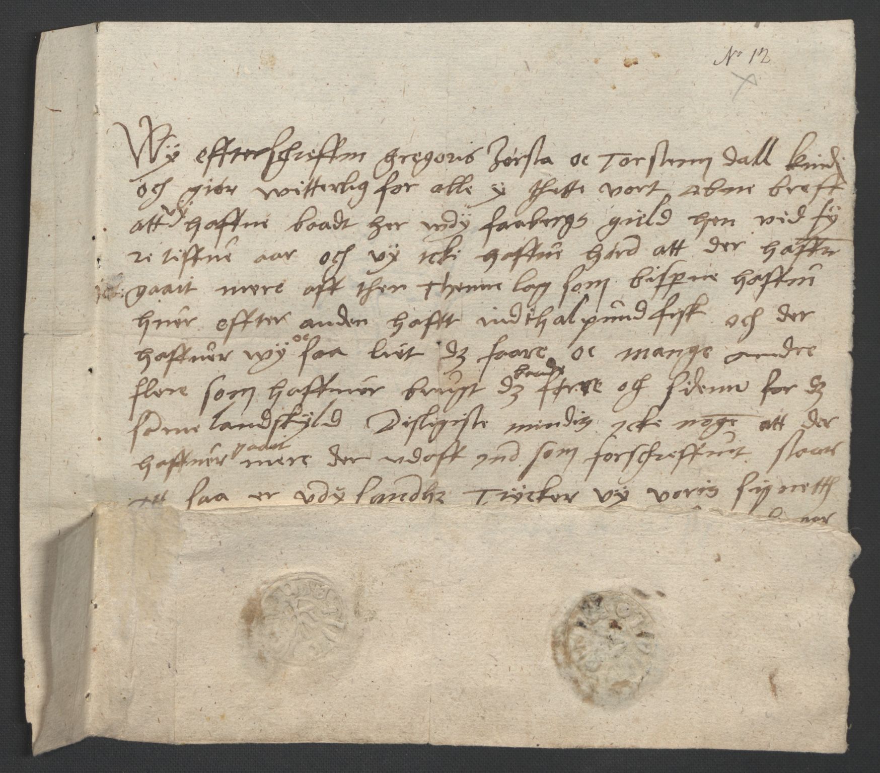 Oslo stiftsdireksjon, SAO/A-11085/G/Gb/L0001: Bispestolens dokumenter, 1584-1612, p. 52