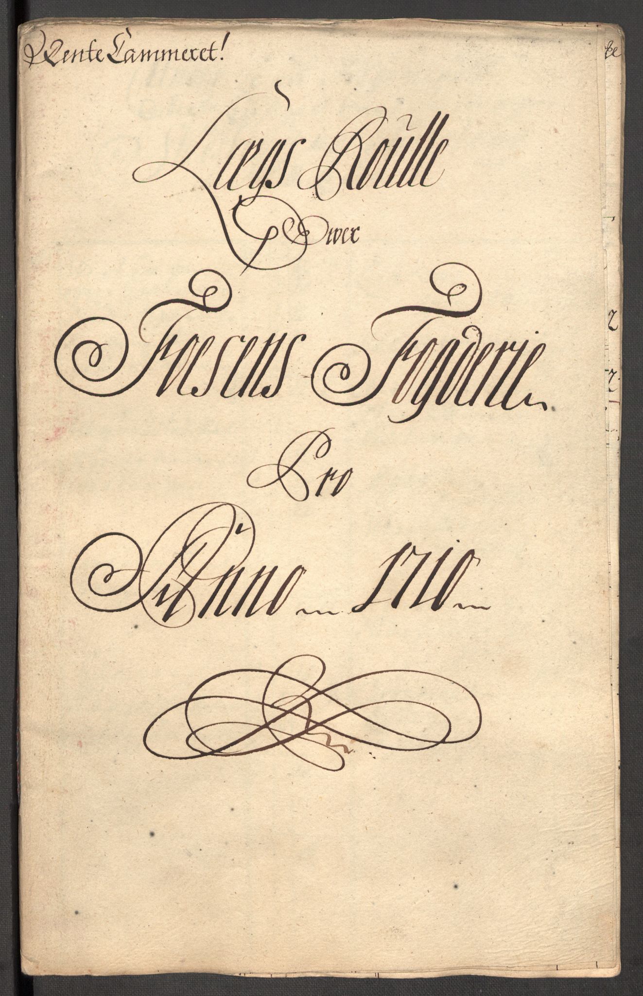 Rentekammeret inntil 1814, Reviderte regnskaper, Fogderegnskap, RA/EA-4092/R57/L3859: Fogderegnskap Fosen, 1710, p. 63