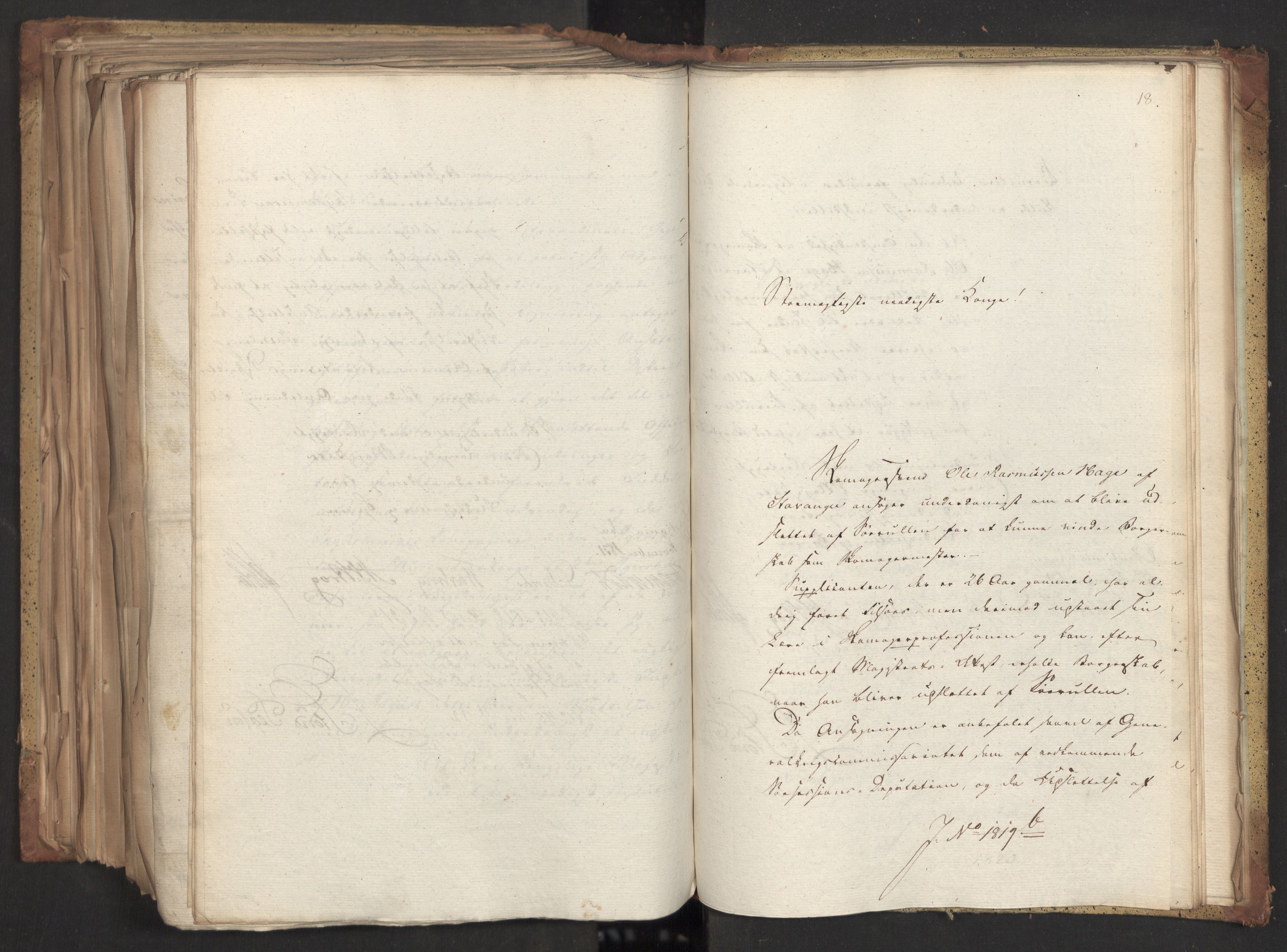Statsrådsavdelingen i Stockholm, AV/RA-S-1003/D/Da/L0074: Regjeringsinnstillinger nr. 1700-1839, 1831, p. 374