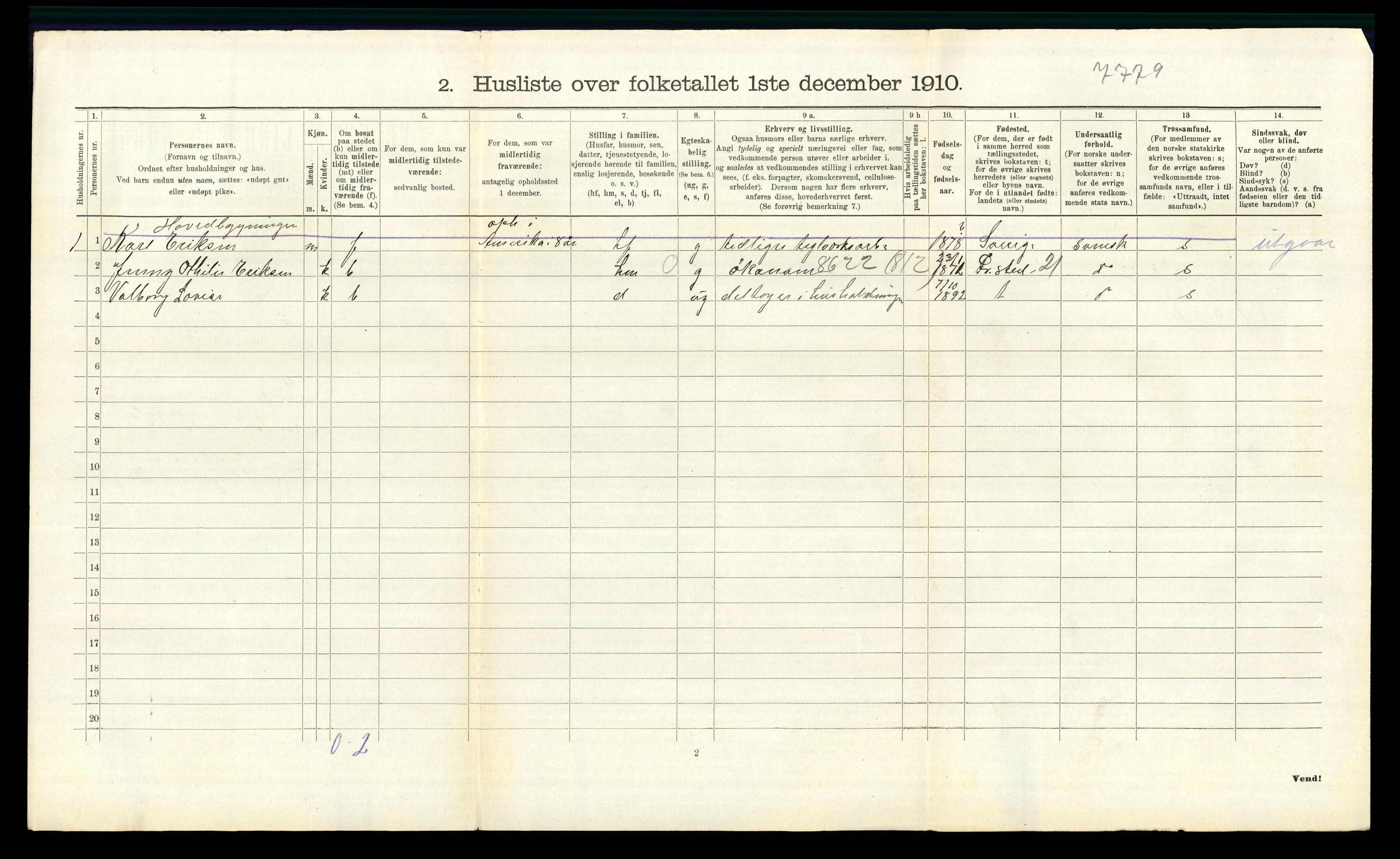 RA, 1910 census for Borge, 1910, p. 185