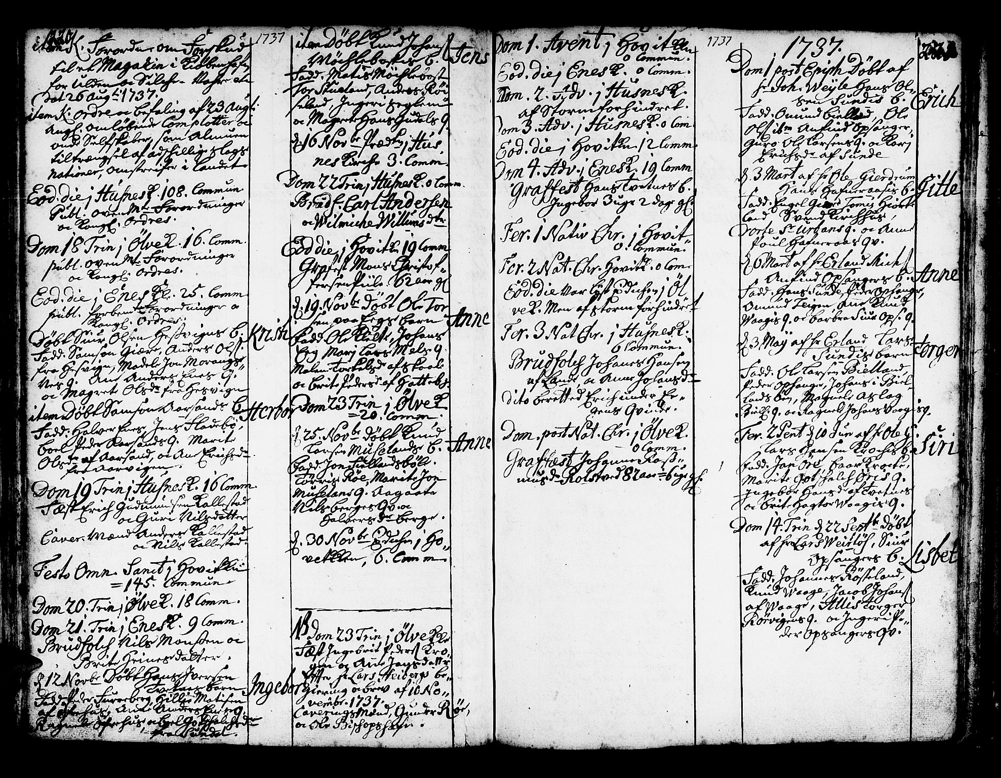 Kvinnherad sokneprestembete, SAB/A-76401/H/Haa: Parish register (official) no. A 2, 1710-1753, p. 220-221