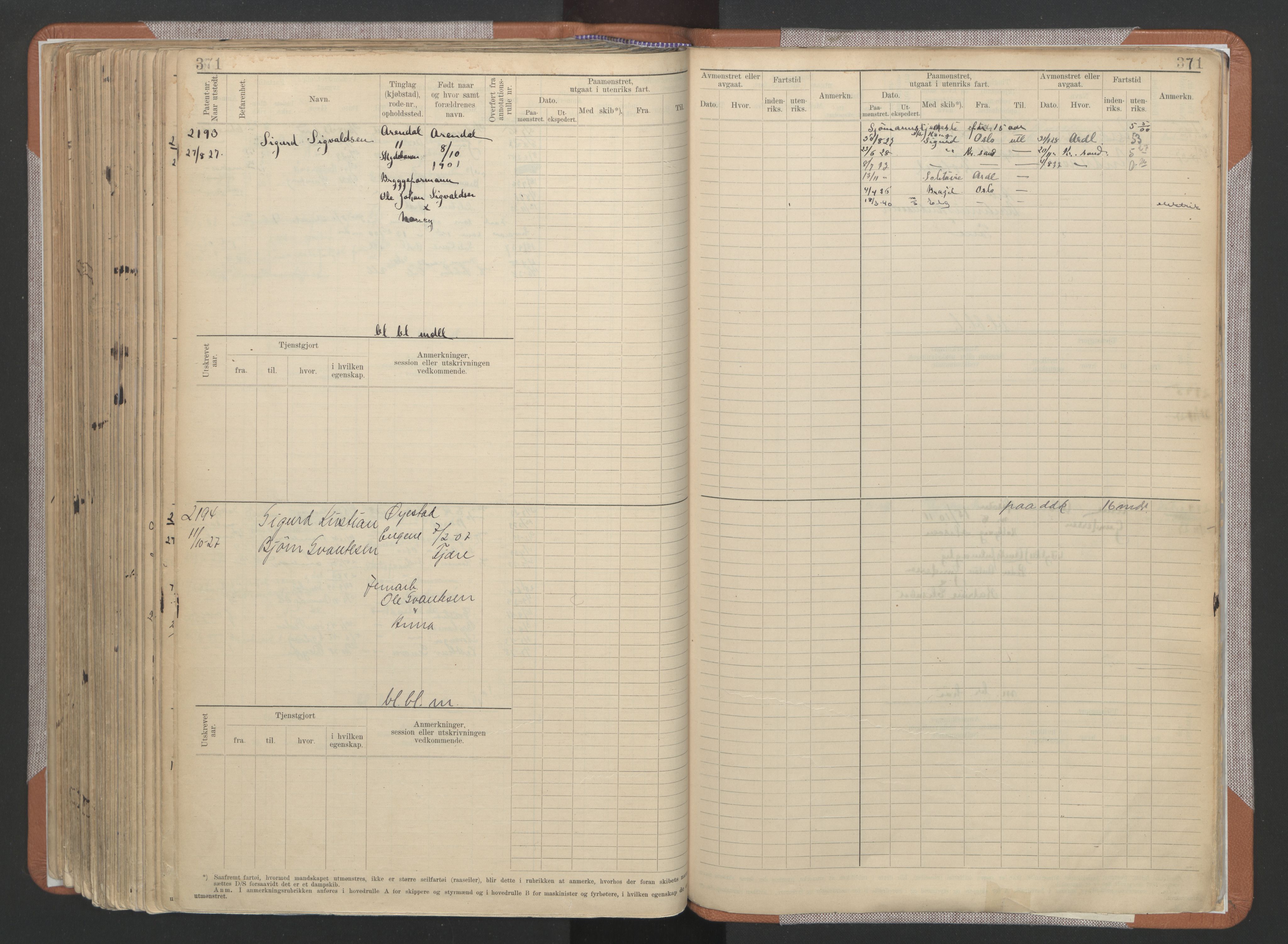 Arendal mønstringskrets, AV/SAK-2031-0012/F/Fb/L0022: Hovedrulle A nr 1466-2242, S-20, 1914-1930, p. 385