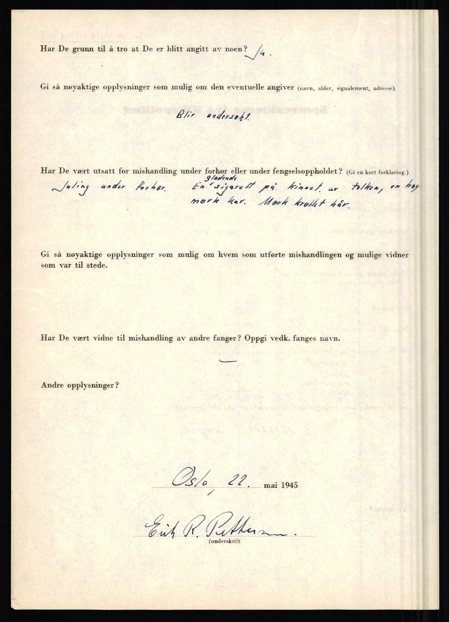 Rikspolitisjefen, AV/RA-S-1560/L/L0014: Pettersen, Aksel - Savosnick, Ernst, 1940-1945, p. 42