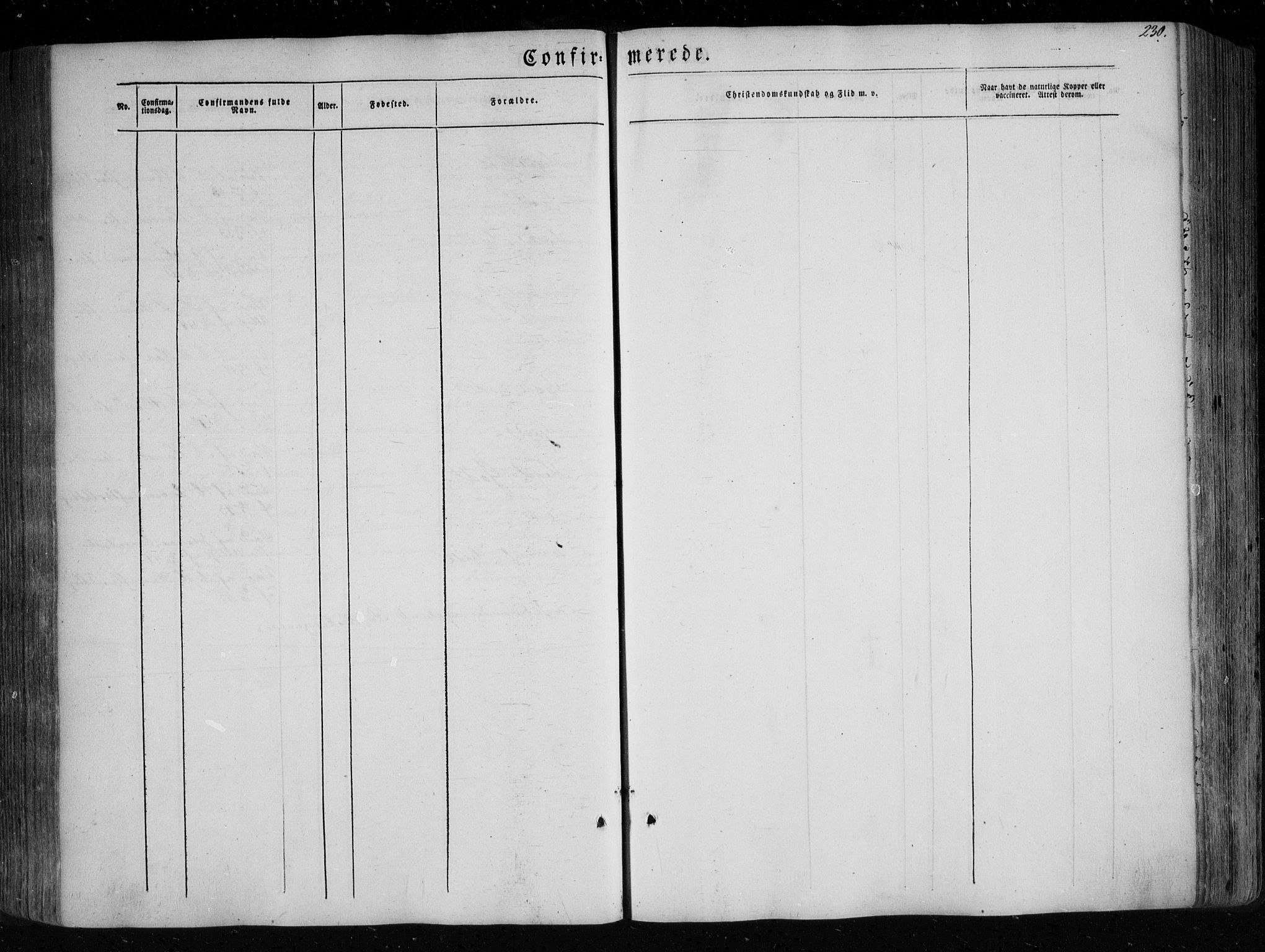 Eidsberg prestekontor Kirkebøker, SAO/A-10905/F/Fa/L0009: Parish register (official) no. I 9, 1849-1856, p. 230