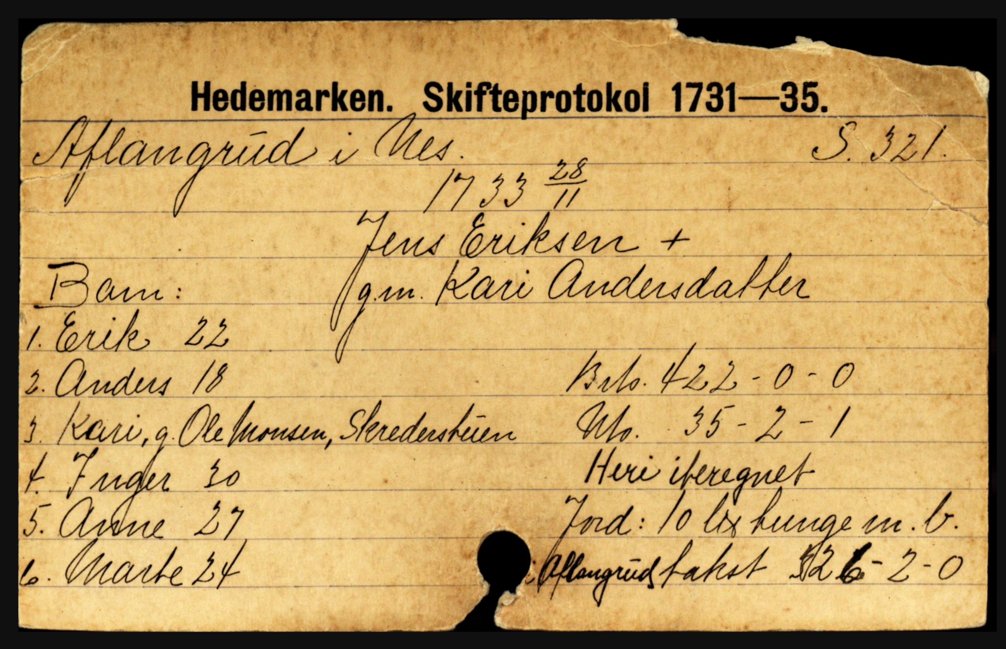 Hedemarken sorenskriveri, SAH/TING-034/J, 1663-1743, p. 3