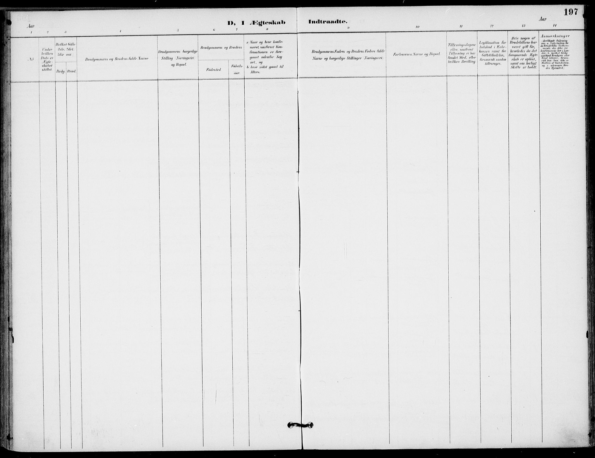 Drangedal kirkebøker, AV/SAKO-A-258/F/Fa/L0012: Parish register (official) no. 12, 1895-1905, p. 197