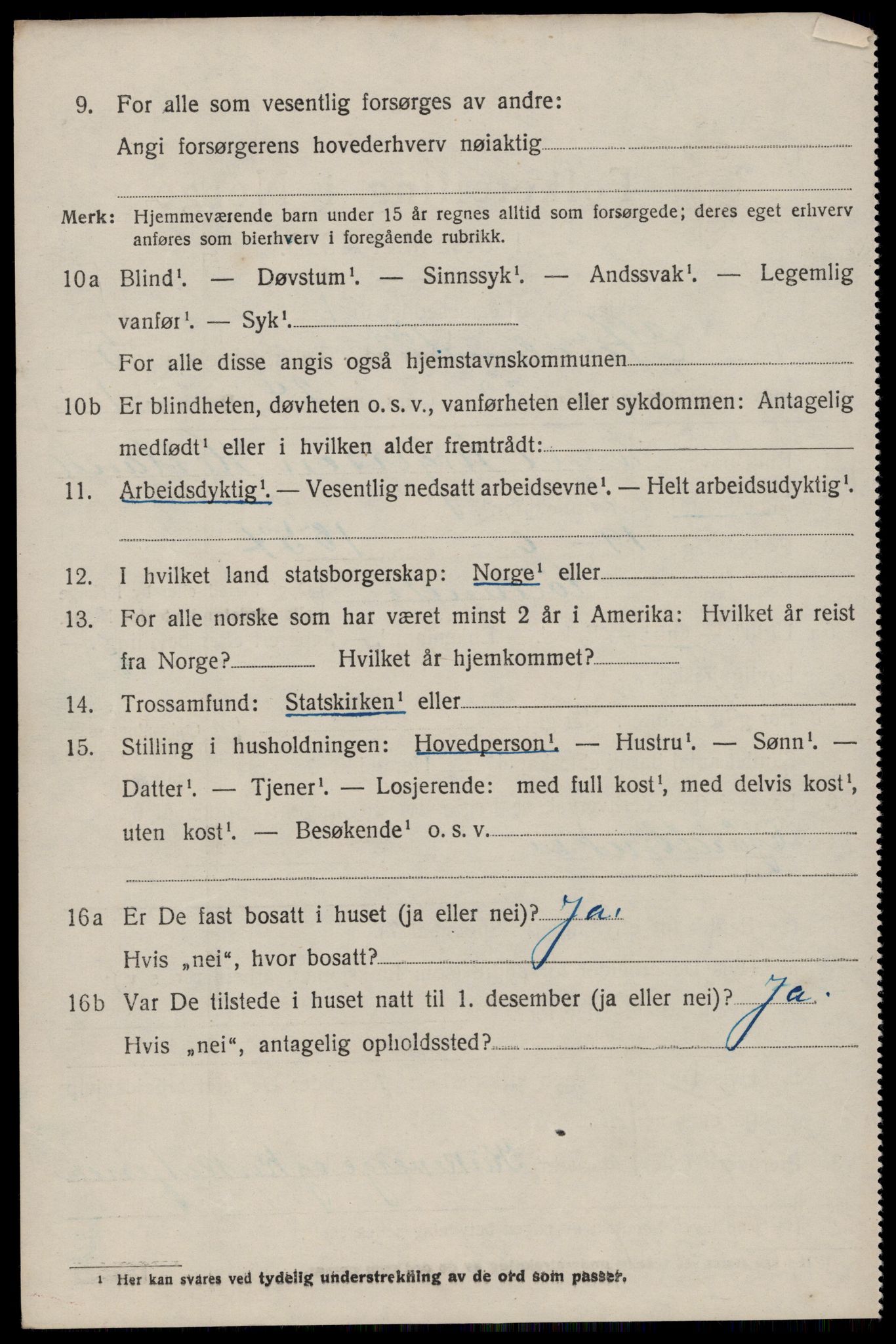 SAST, 1920 census for Høyland, 1920, p. 4257