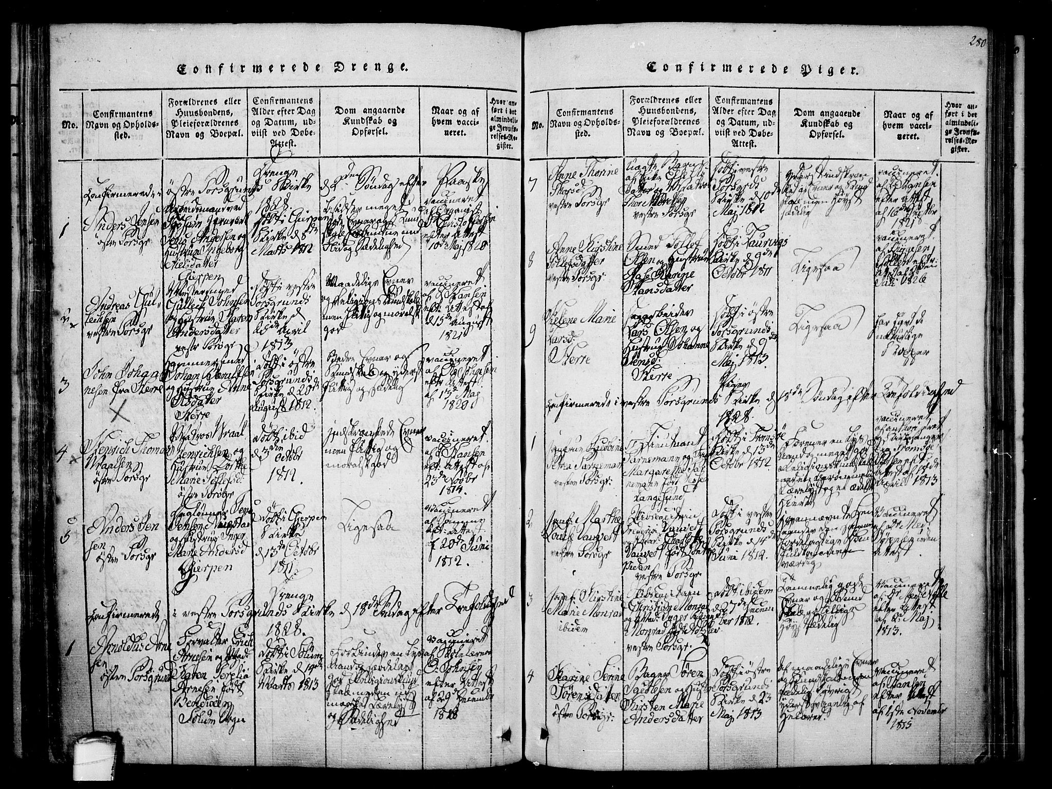 Porsgrunn kirkebøker , SAKO/A-104/F/Fa/L0004: Parish register (official) no. 4, 1814-1828, p. 280