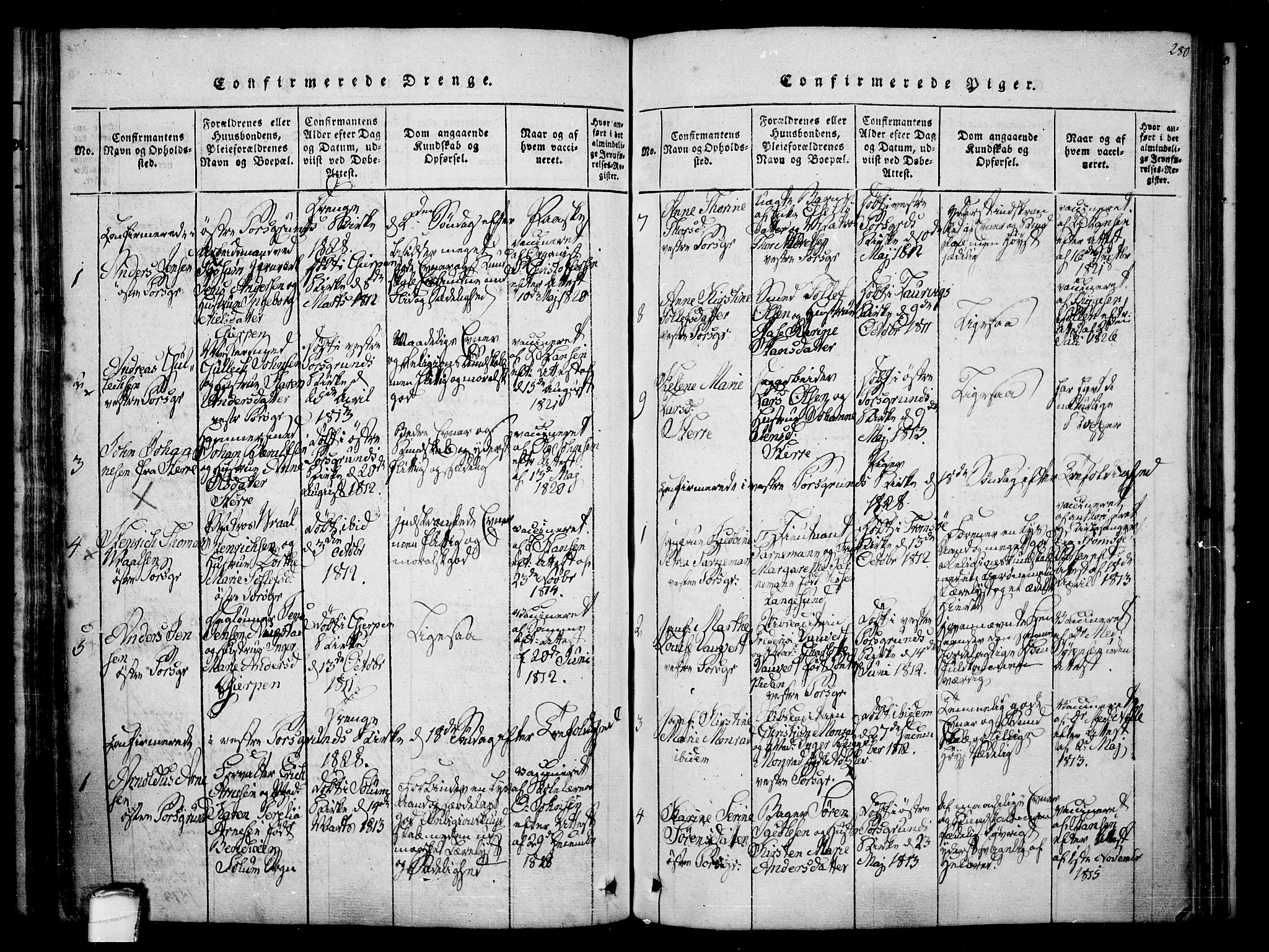 Porsgrunn kirkebøker , AV/SAKO-A-104/F/Fa/L0004: Parish register (official) no. 4, 1814-1828, p. 280