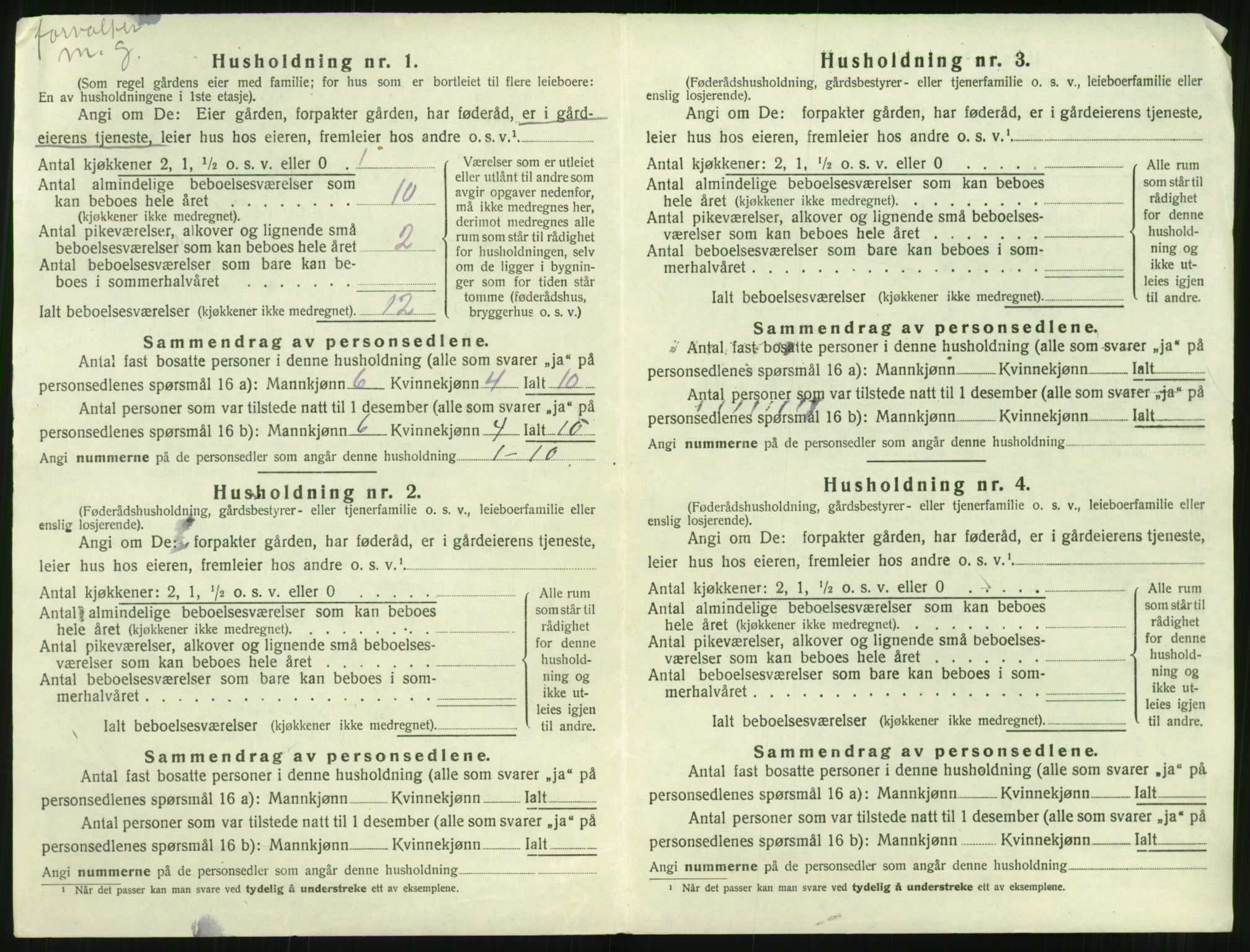 SAT, 1920 census for Bolsøy, 1920, p. 890