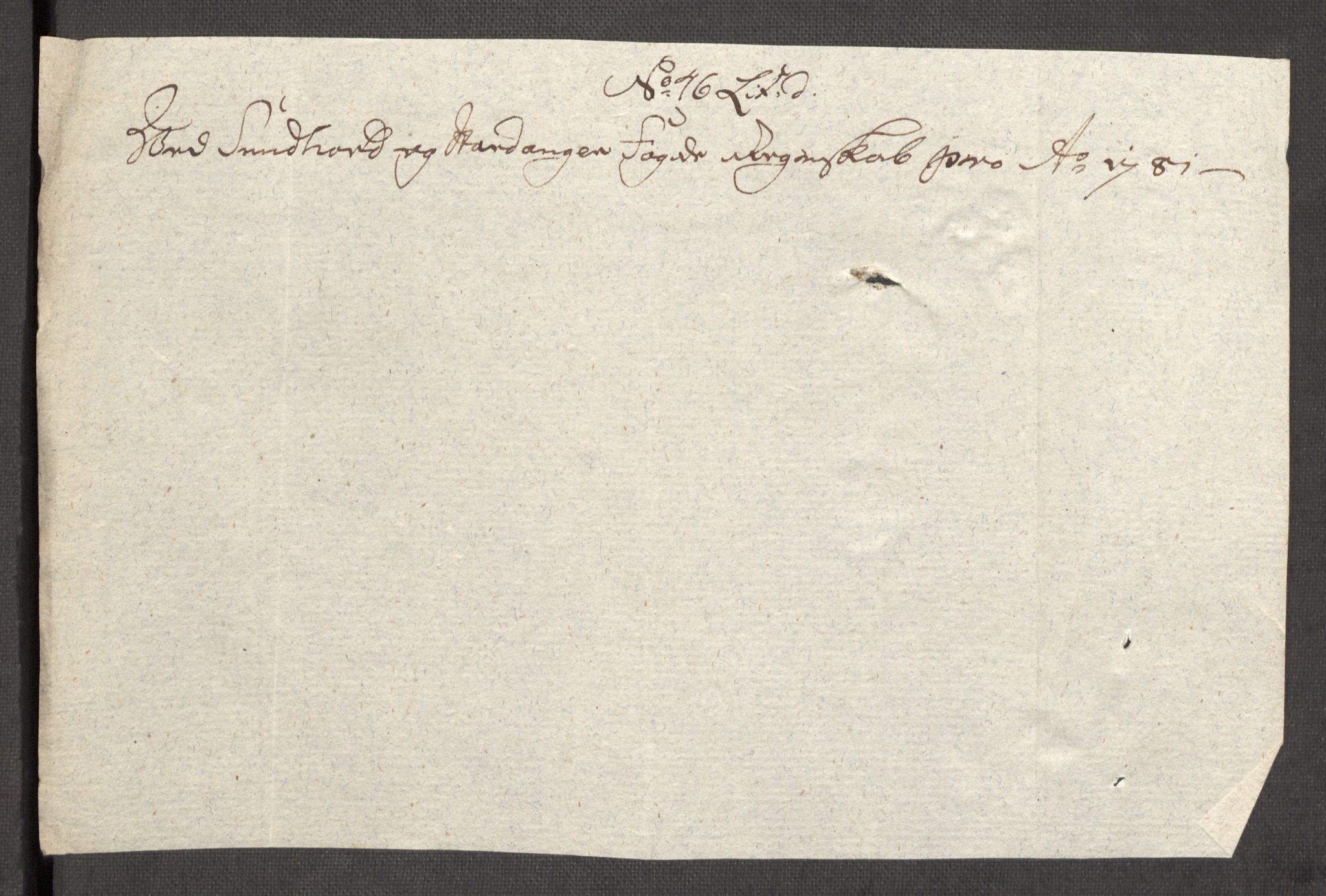 Rentekammeret inntil 1814, Reviderte regnskaper, Fogderegnskap, RA/EA-4092/R48/L3097: Fogderegnskap Sunnhordland og Hardanger, 1781, p. 307