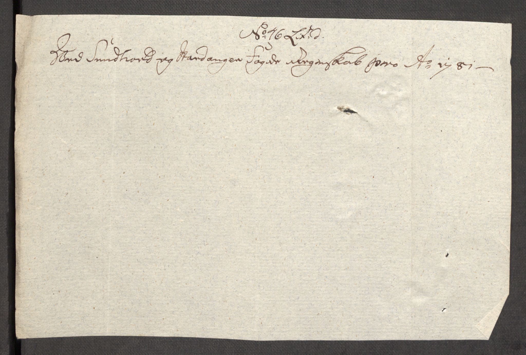 Rentekammeret inntil 1814, Reviderte regnskaper, Fogderegnskap, AV/RA-EA-4092/R48/L3097: Fogderegnskap Sunnhordland og Hardanger, 1781, p. 307