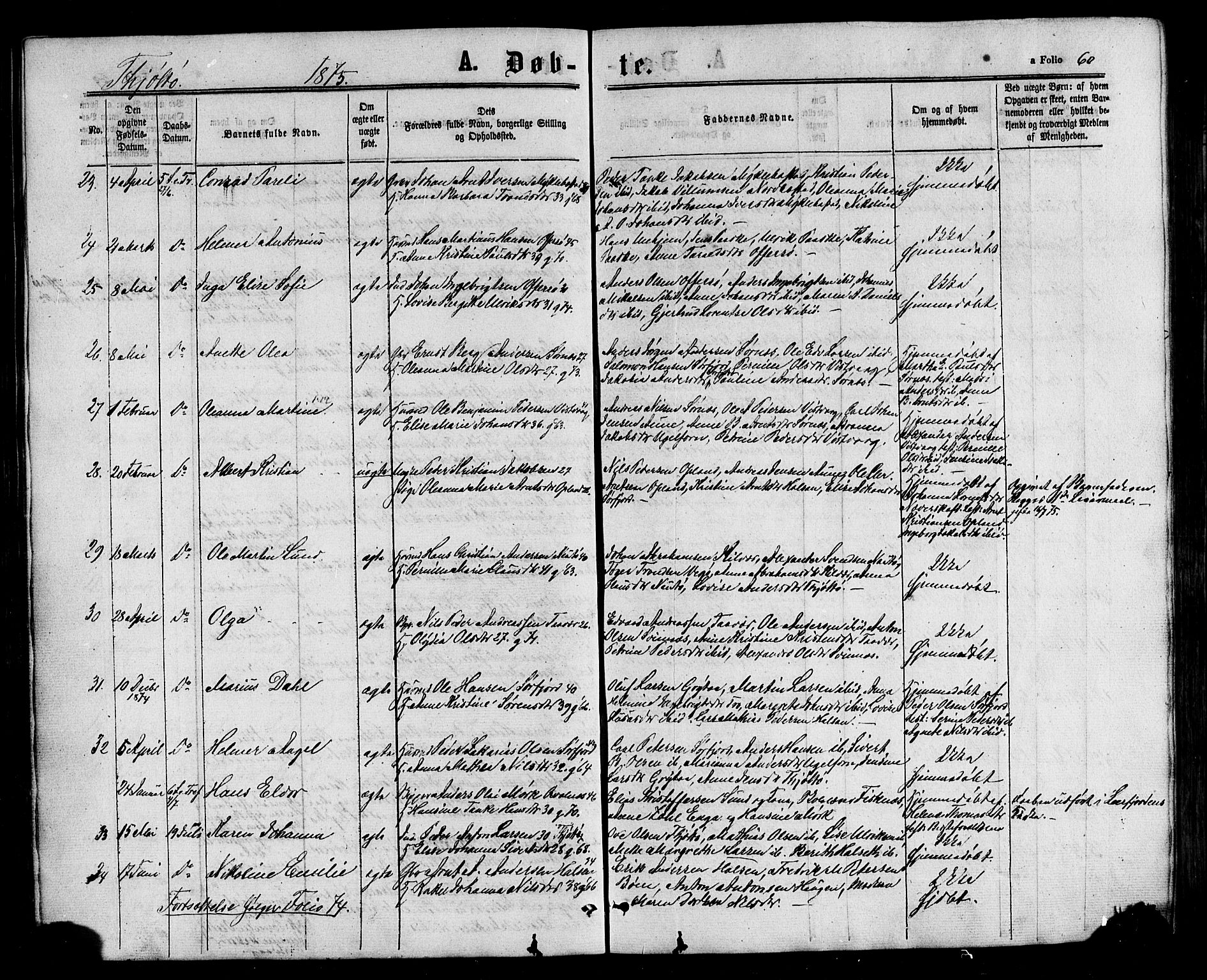Ministerialprotokoller, klokkerbøker og fødselsregistre - Nordland, SAT/A-1459/817/L0262: Parish register (official) no. 817A03/ 1, 1862-1877, p. 60