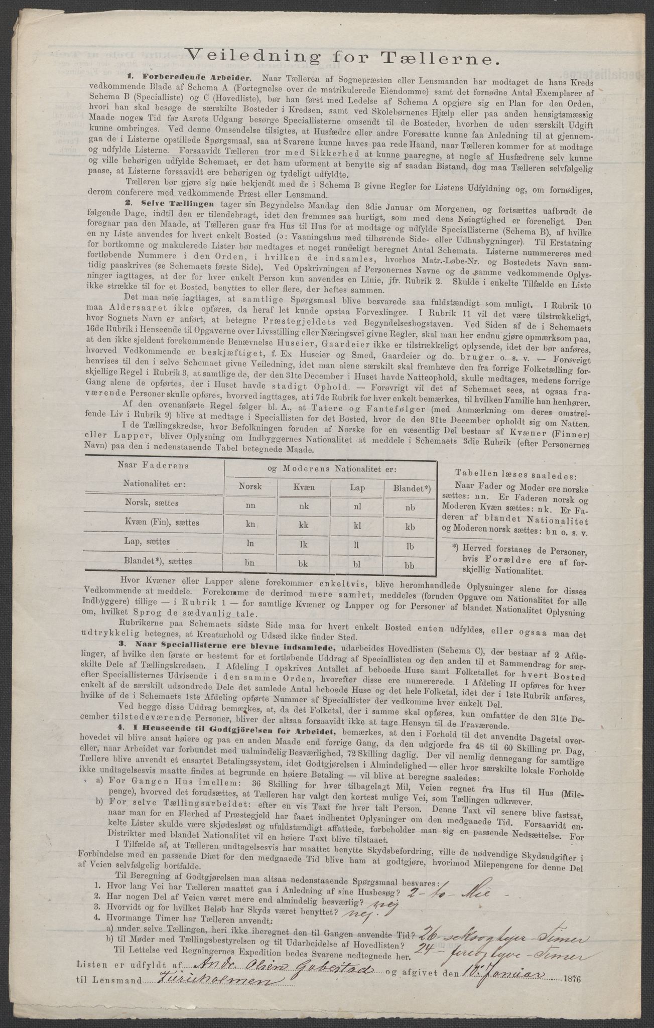 RA, 1875 census for 0114P Varteig, 1875, p. 15