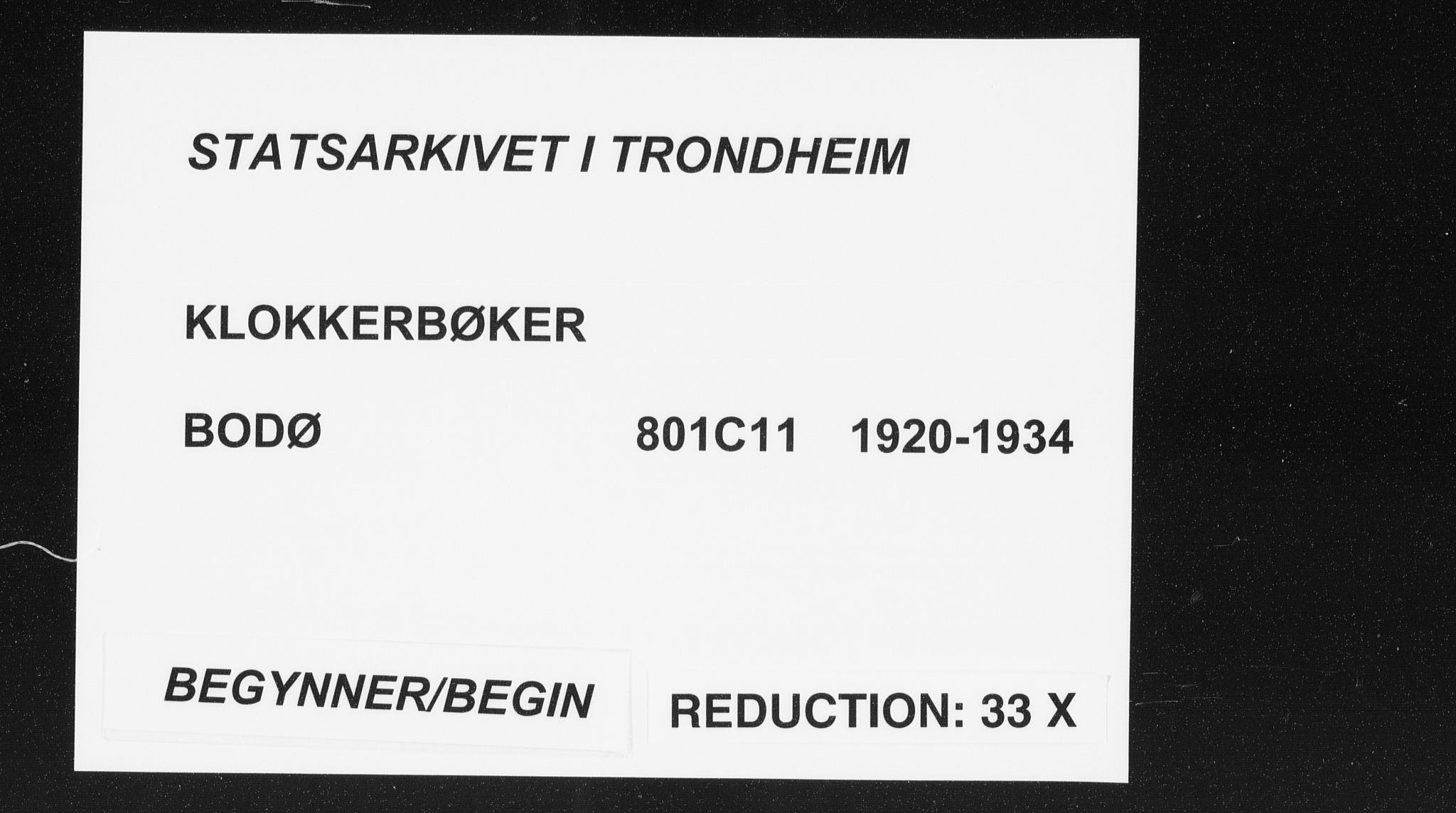 Ministerialprotokoller, klokkerbøker og fødselsregistre - Nordland, SAT/A-1459/801/L0036: Parish register (copy) no. 801C11, 1920-1934