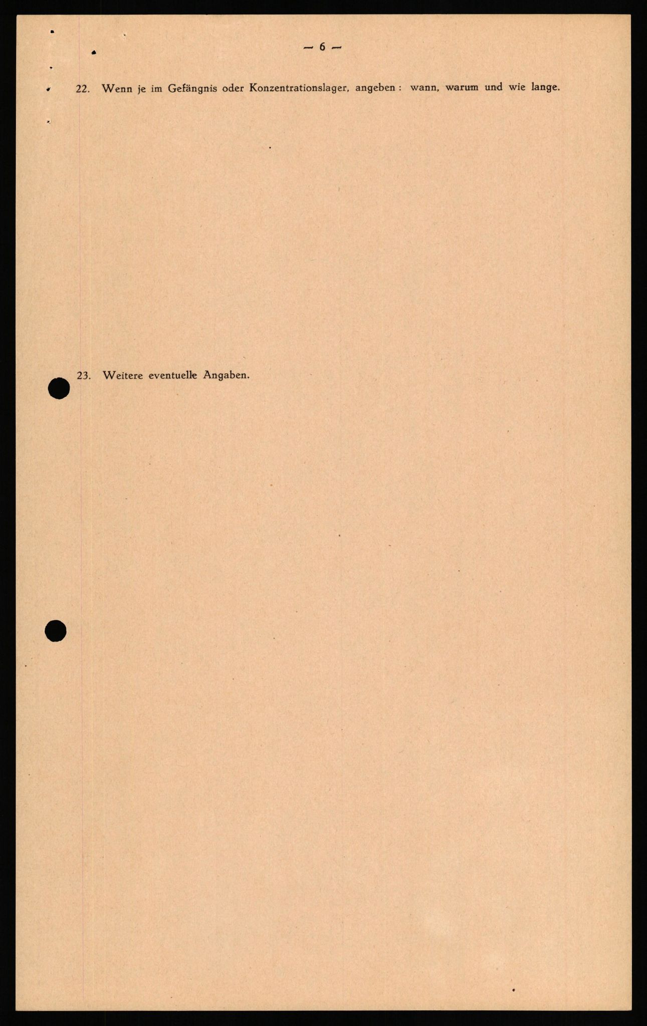 Forsvaret, Forsvarets overkommando II, RA/RAFA-3915/D/Db/L0027: CI Questionaires. Tyske okkupasjonsstyrker i Norge. Tyskere., 1945-1946, p. 437