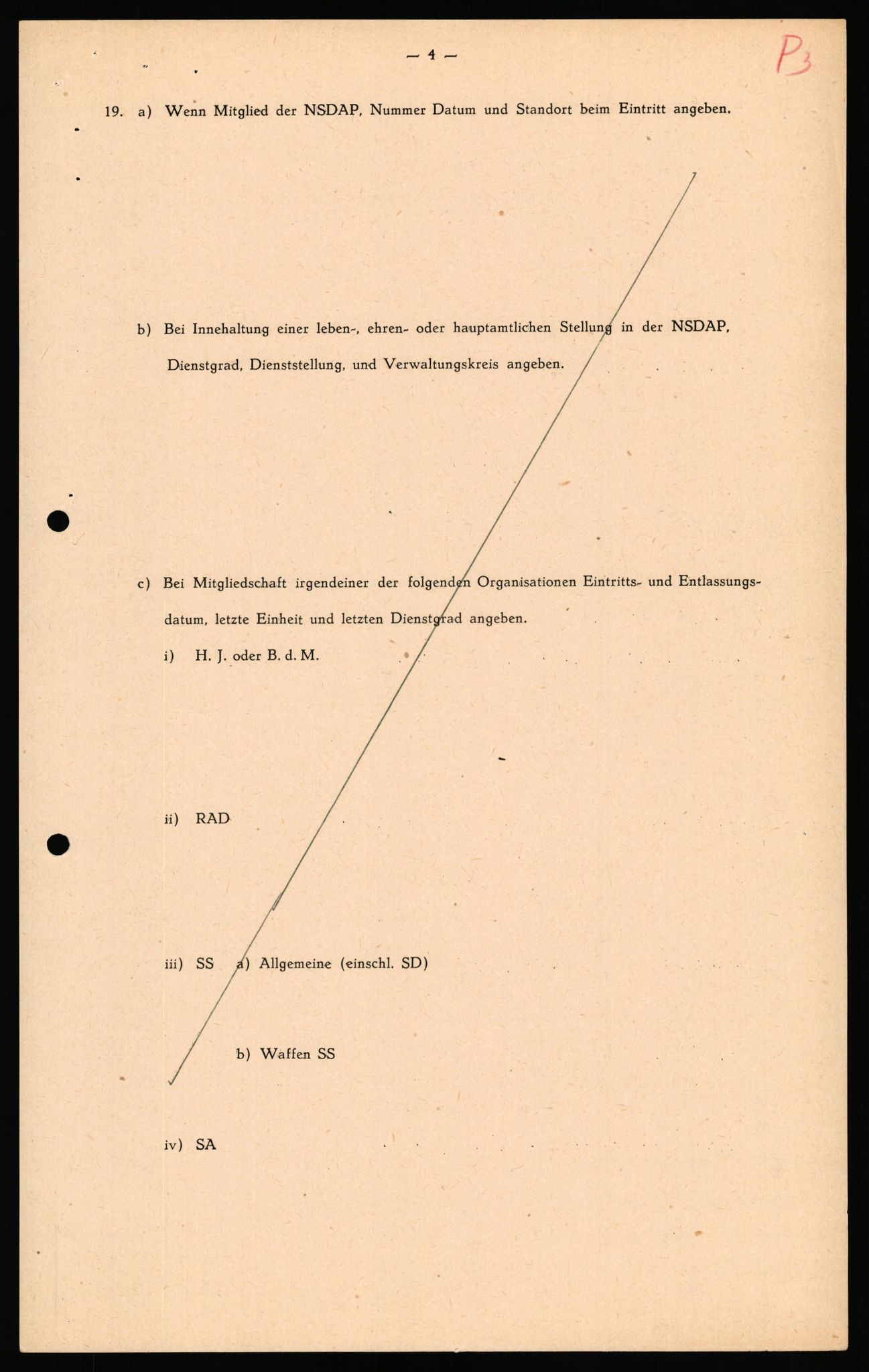 Forsvaret, Forsvarets overkommando II, AV/RA-RAFA-3915/D/Db/L0040: CI Questionaires. Tyske okkupasjonsstyrker i Norge. Østerrikere., 1945-1946, p. 6