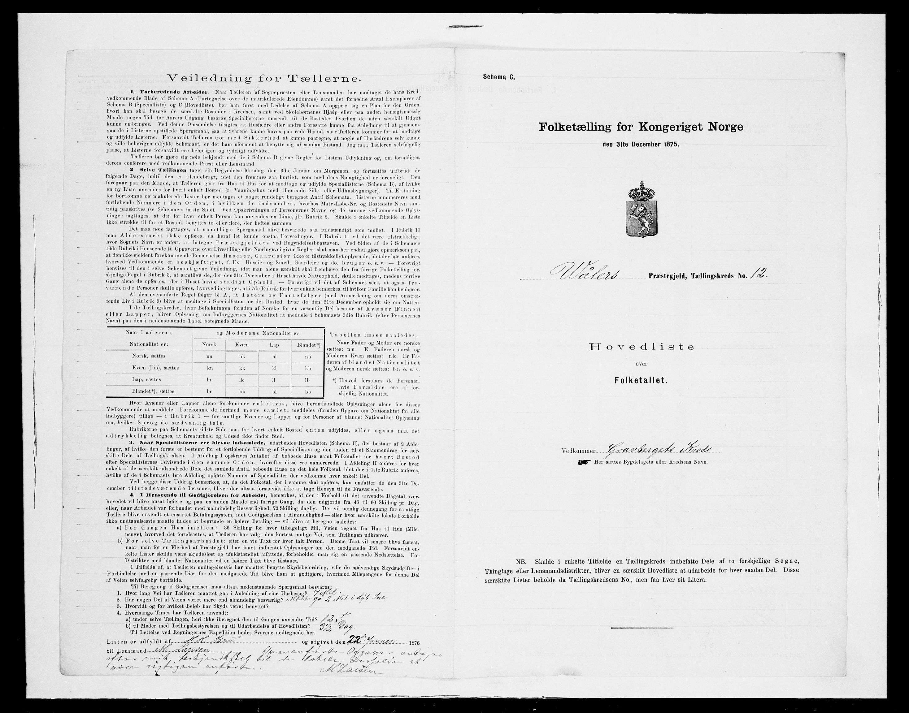 SAH, 1875 census for 0426P Våler parish (Hedmark), 1875, p. 36