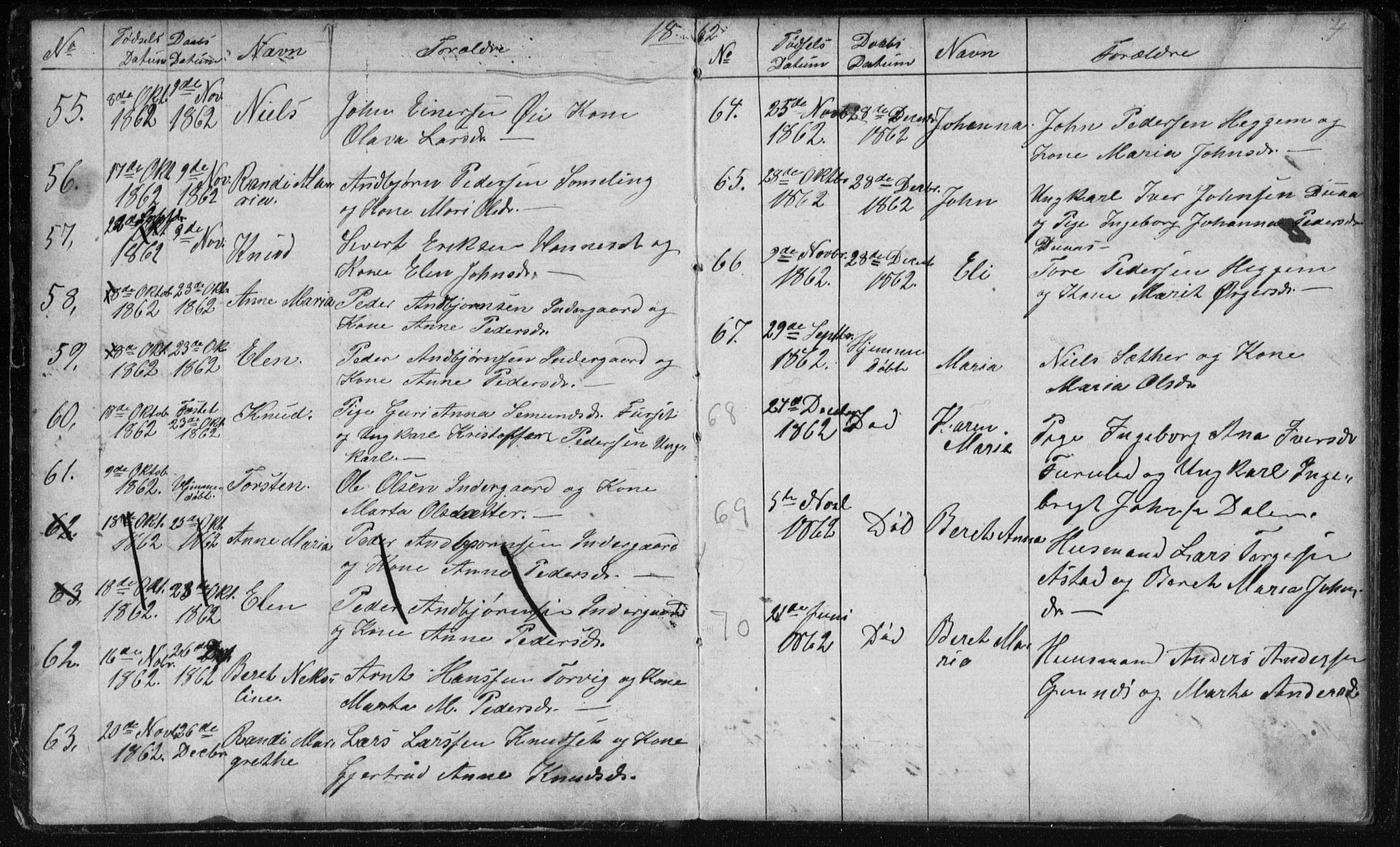 Ministerialprotokoller, klokkerbøker og fødselsregistre - Møre og Romsdal, AV/SAT-A-1454/584/L0968: Parish register (copy) no. 584C01, 1862-1877, p. 4