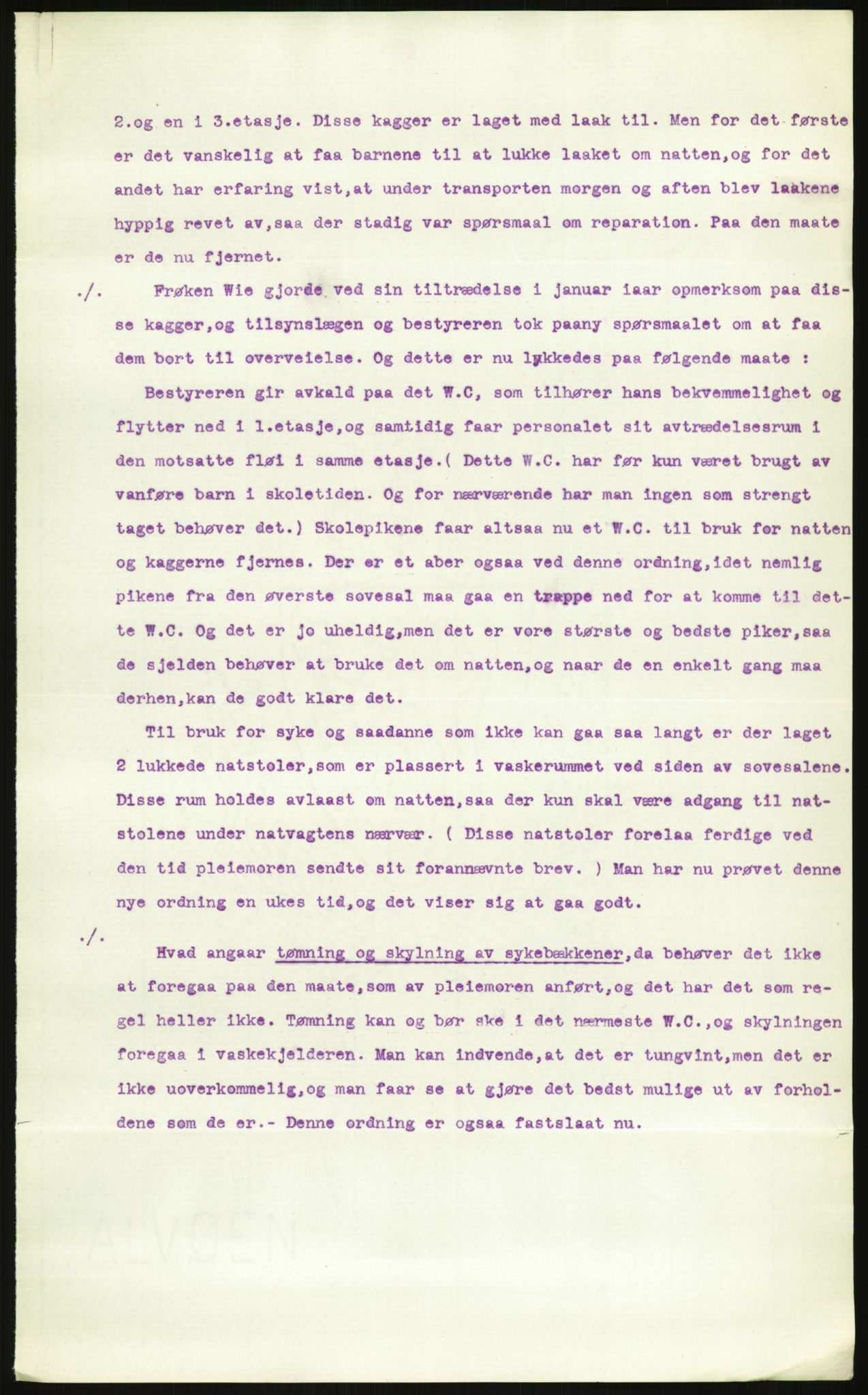 Kirke- og undervisningsdepartementet, 1. skolekontor D, RA/S-1021/F/Fh/Fhr/L0098: Eikelund off. skole for evneveike, 1897-1947, p. 161