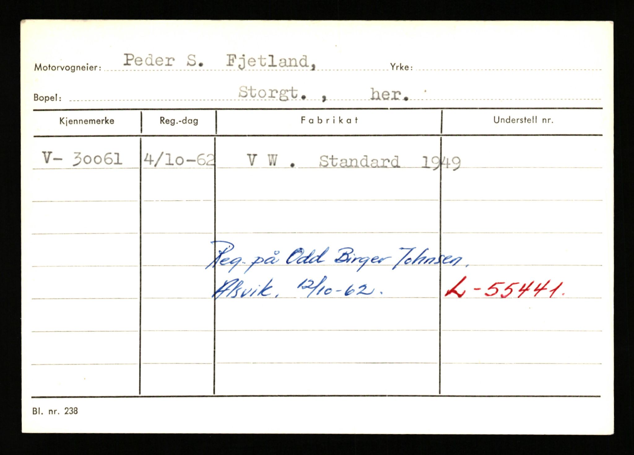 Stavanger trafikkstasjon, AV/SAST-A-101942/0/G/L0005: Registreringsnummer: 23000 - 34245, 1930-1971, p. 2187