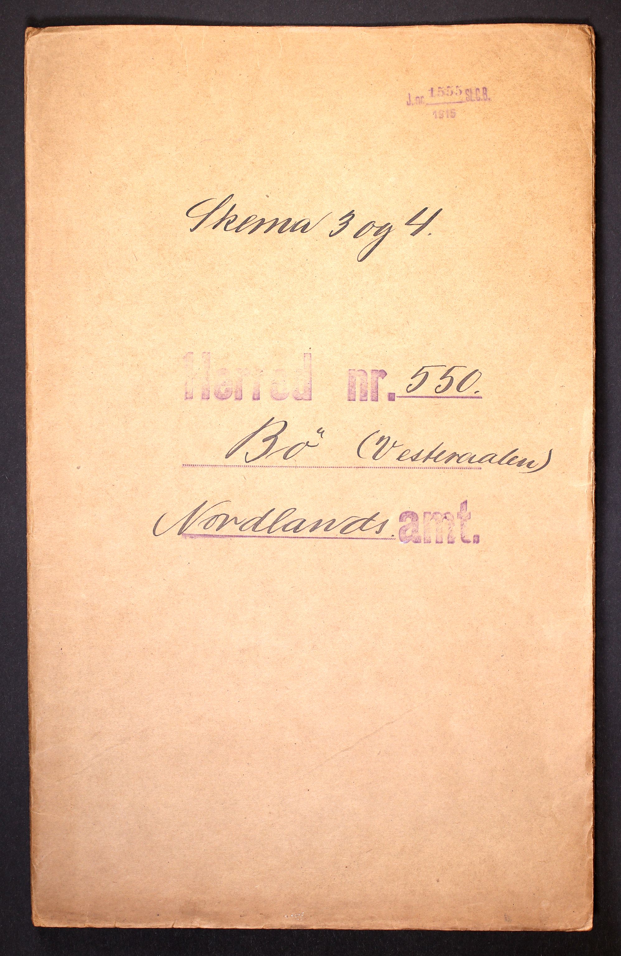 RA, 1910 census for Bø, 1910, p. 1