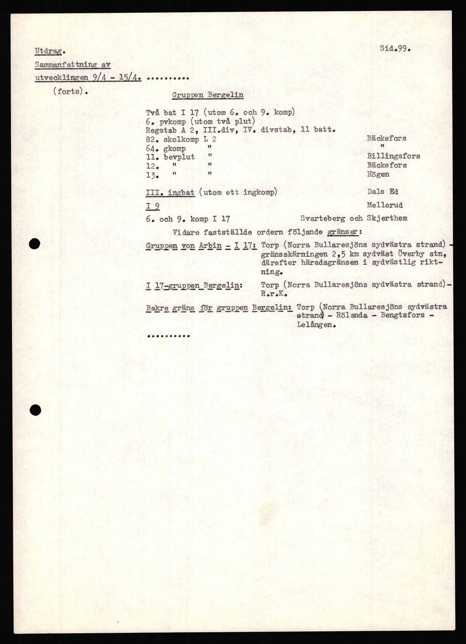 Forsvaret, Forsvarets krigshistoriske avdeling, AV/RA-RAFA-2017/Y/Yf/L0204: II-C-11-2110 - Norske internert i Sverige 1940 / Tysk frigivelse av norsk soldat, 1940, p. 6