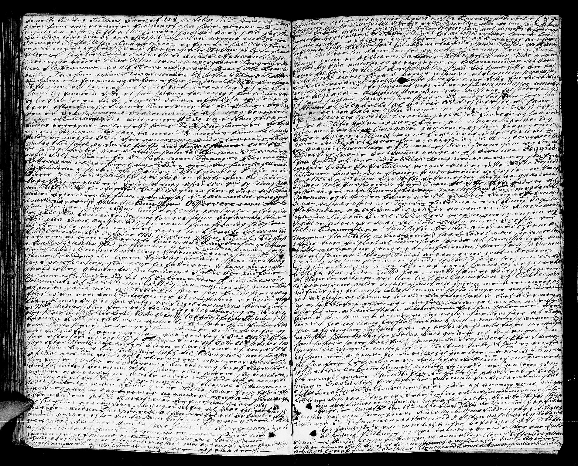 Ringerike og Hallingdal sorenskriveri, SAKO/A-81/H/Ha/L0016: Skifteprotokoll, 1752-1756, p. 634b-635a