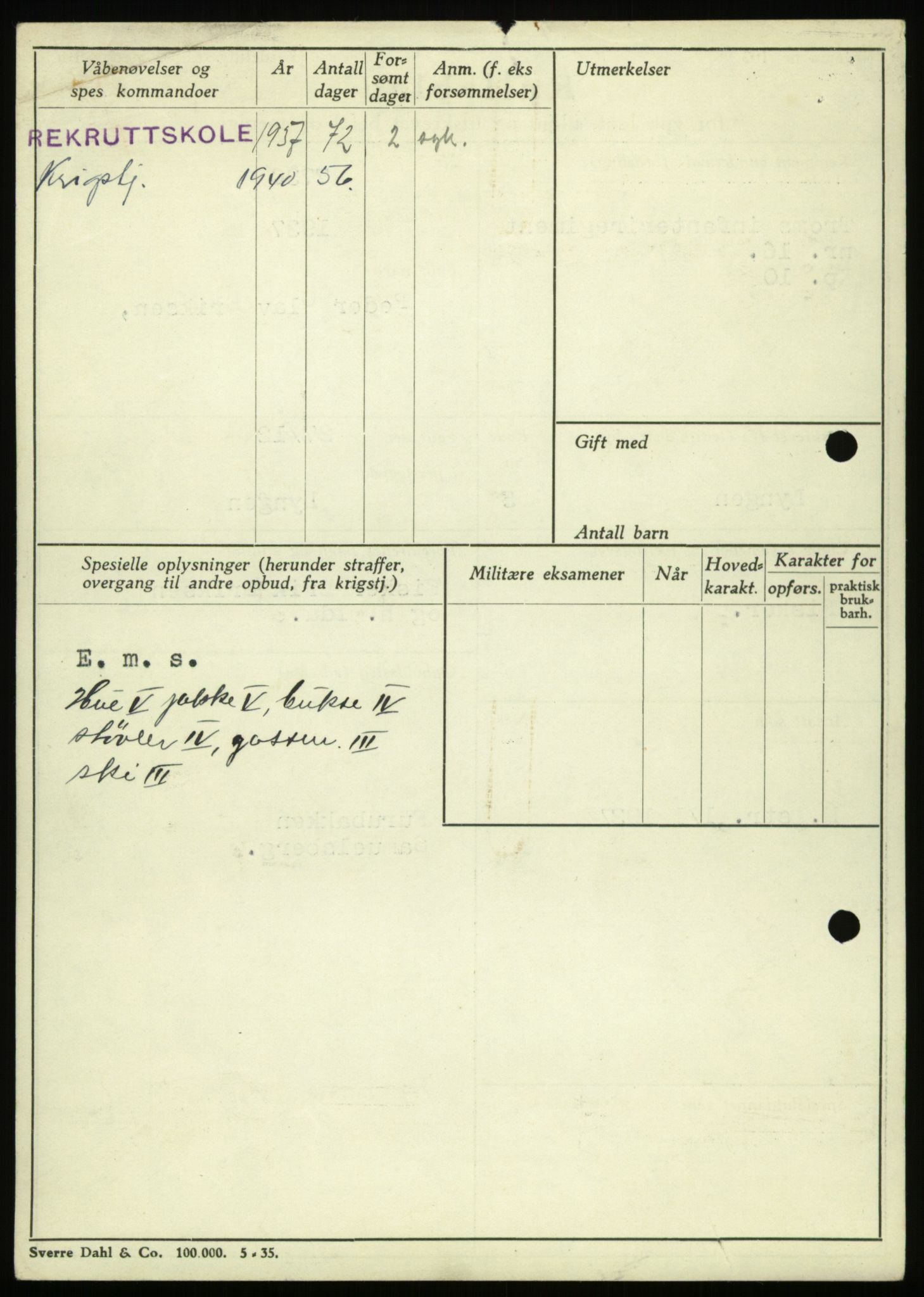 Forsvaret, Troms infanteriregiment nr. 16, AV/RA-RAFA-3146/P/Pa/L0021: Rulleblad for regimentets menige mannskaper, årsklasse 1937, 1937, p. 142