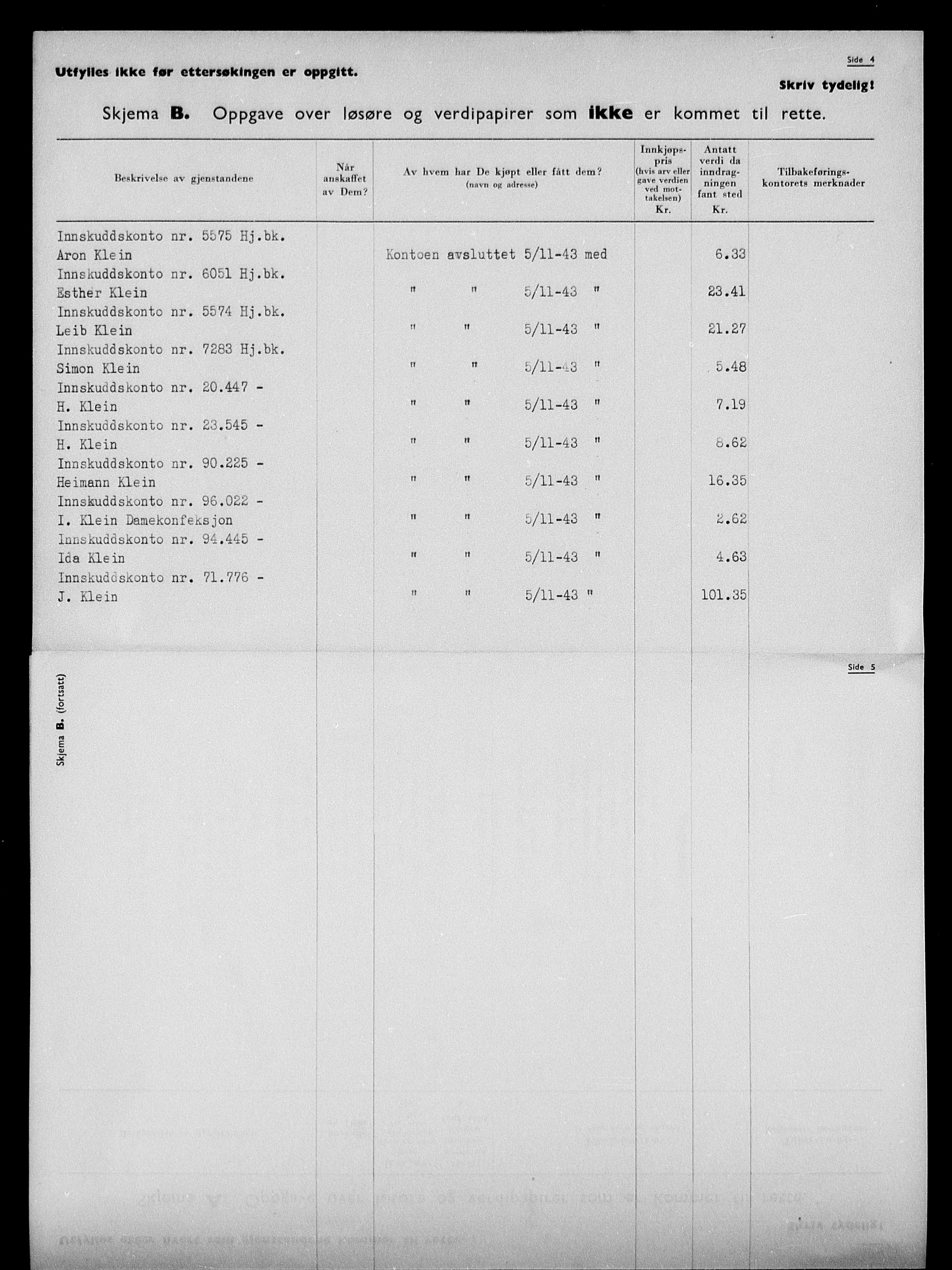 Justisdepartementet, Tilbakeføringskontoret for inndratte formuer, AV/RA-S-1564/H/Hc/Hca/L0900: --, 1945-1947, p. 328