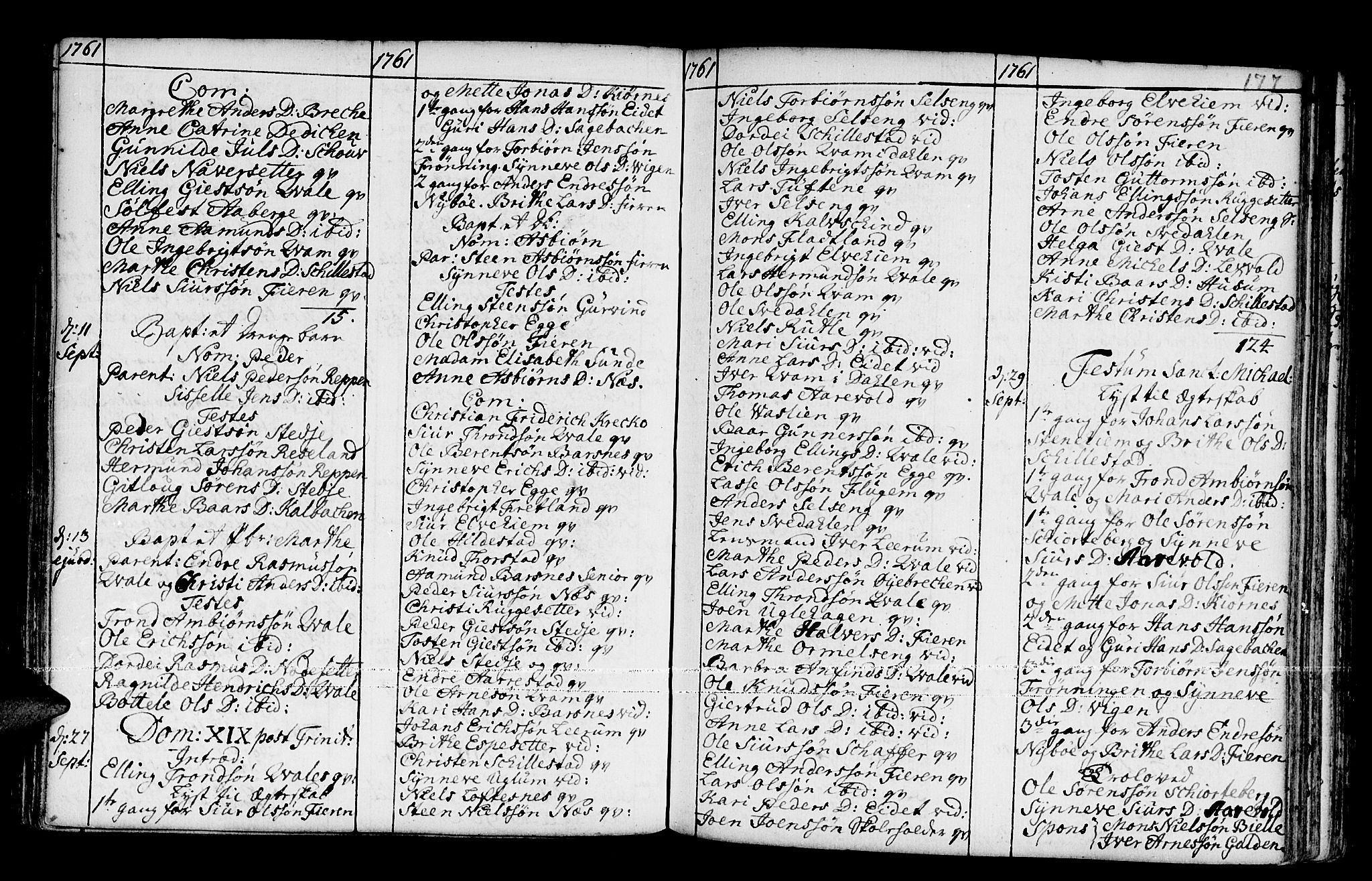 Sogndal sokneprestembete, SAB/A-81301/H/Haa/Haaa/L0003: Parish register (official) no. A 3, 1747-1768, p. 177