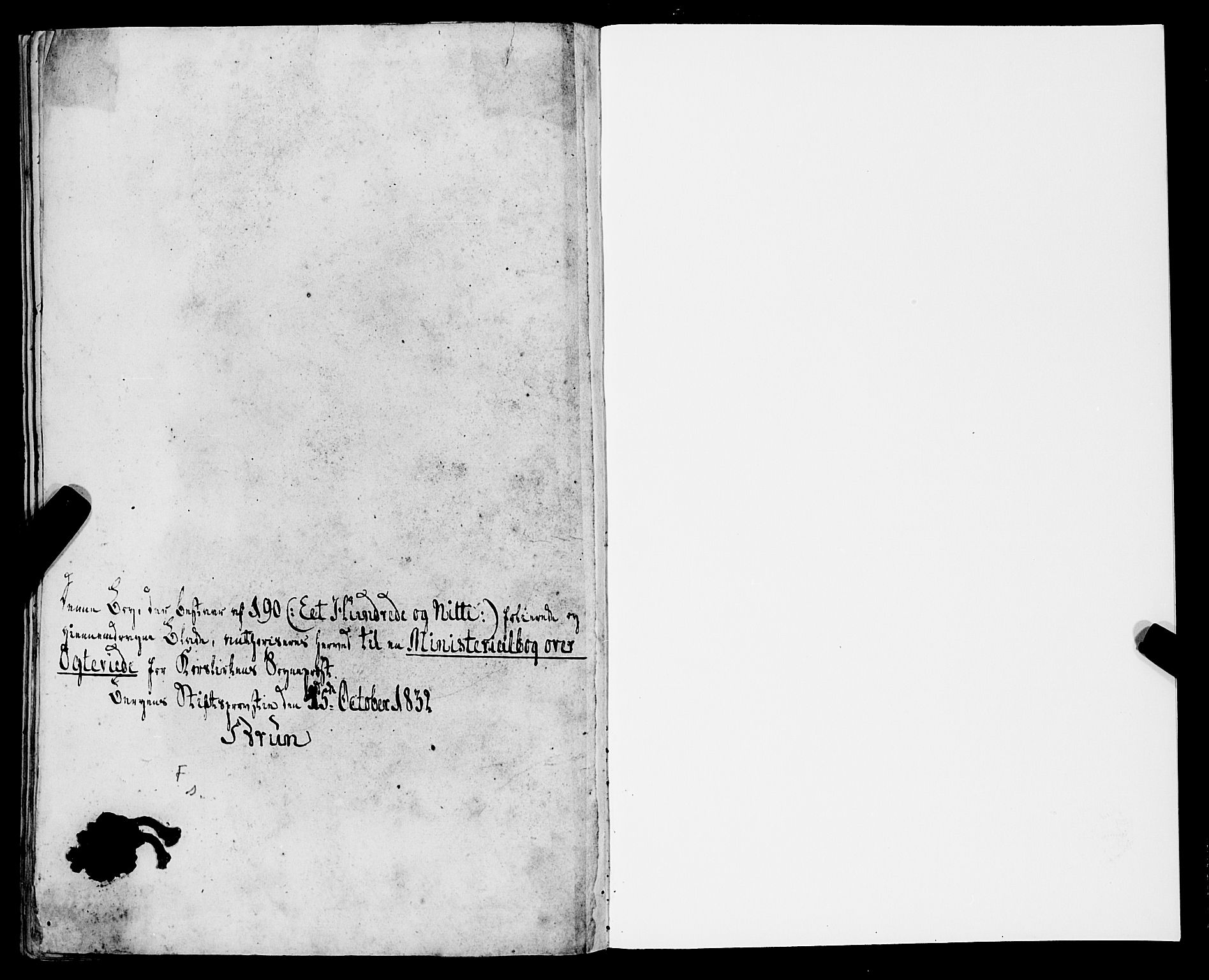 Korskirken sokneprestembete, AV/SAB-A-76101/H/Haa/L0034: Parish register (official) no. D 1, 1832-1852