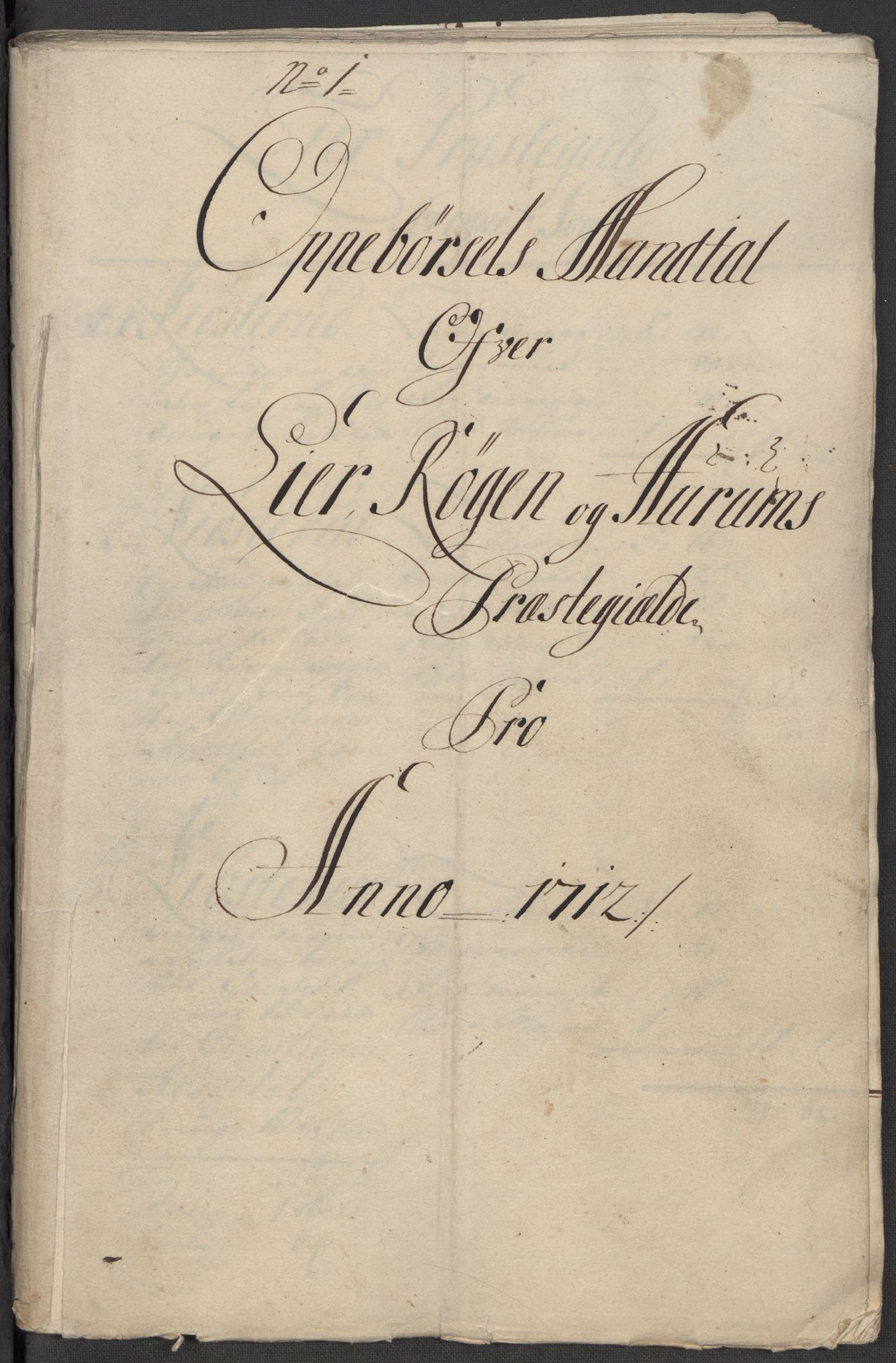 Rentekammeret inntil 1814, Reviderte regnskaper, Fogderegnskap, RA/EA-4092/R31/L1707: Fogderegnskap Hurum, Røyken, Eiker, Lier og Buskerud, 1712, p. 15
