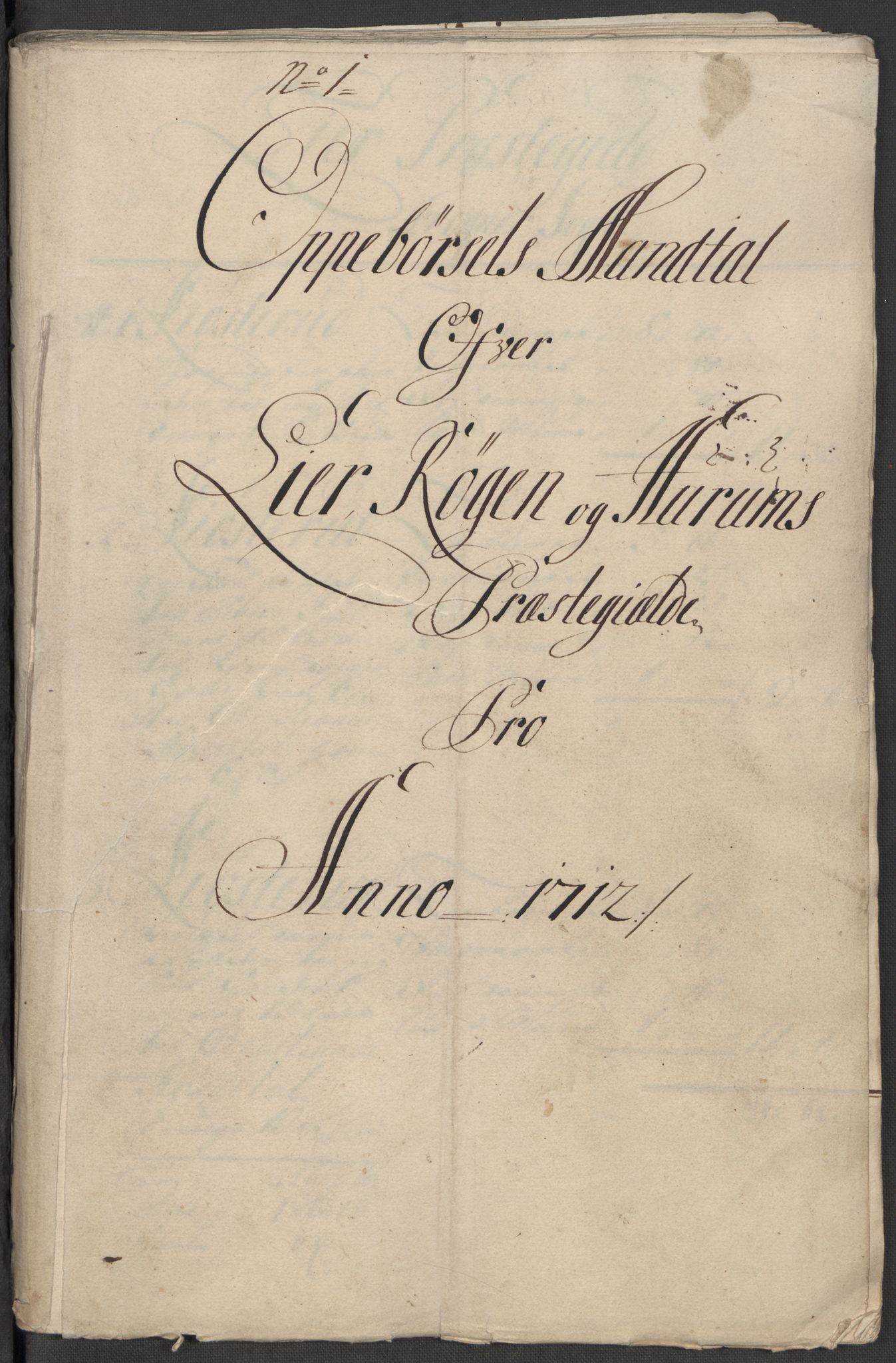 Rentekammeret inntil 1814, Reviderte regnskaper, Fogderegnskap, AV/RA-EA-4092/R31/L1707: Fogderegnskap Hurum, Røyken, Eiker, Lier og Buskerud, 1712, p. 15