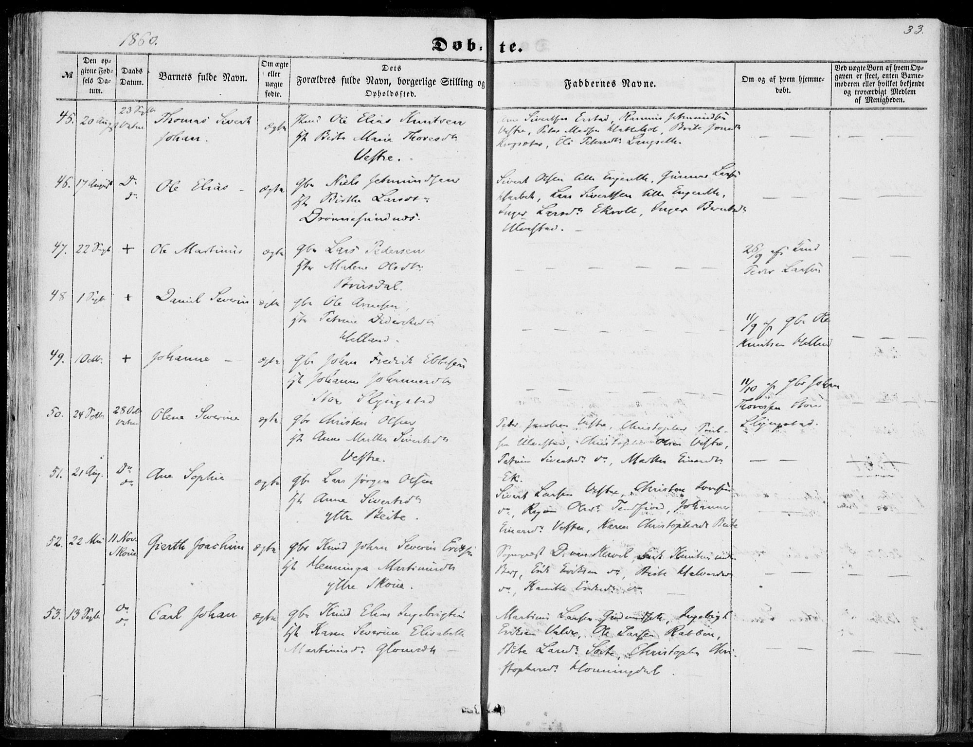 Ministerialprotokoller, klokkerbøker og fødselsregistre - Møre og Romsdal, AV/SAT-A-1454/524/L0354: Parish register (official) no. 524A06, 1857-1863, p. 33