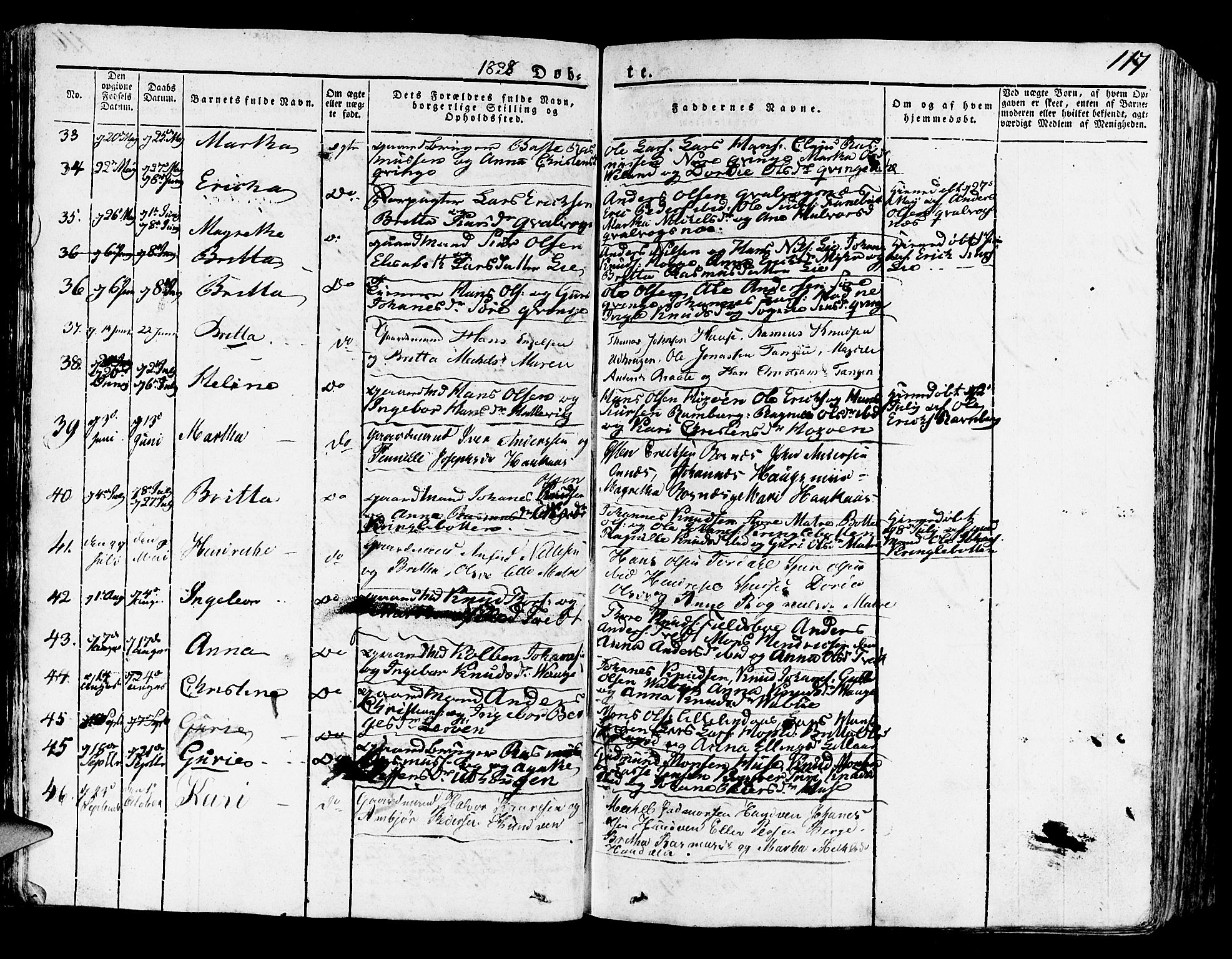 Lindås Sokneprestembete, SAB/A-76701/H/Haa: Parish register (official) no. A 8, 1823-1836, p. 117