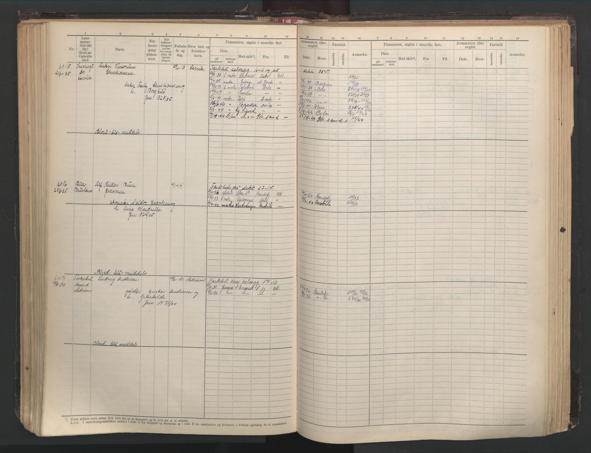 Larvik innrulleringskontor, AV/SAKO-A-787/F/Fc/L0013: Hovedrulle, 1926-1946, p. 277