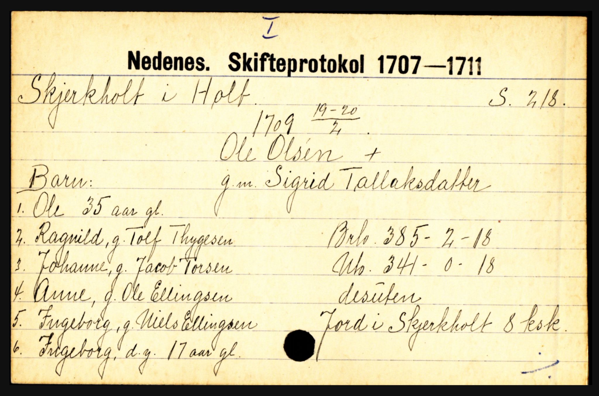 Nedenes sorenskriveri før 1824, AV/SAK-1221-0007/H, p. 26895